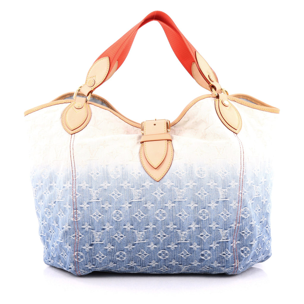 Buy Louis Vuitton Sunbeam Handbag Denim Blue 1380301 – Rebag