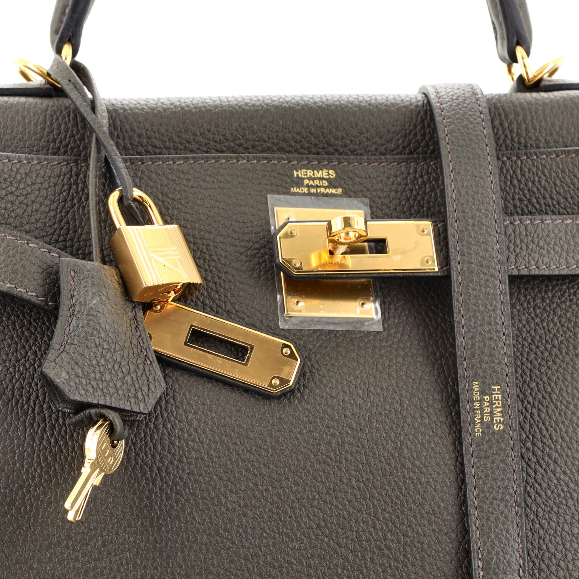 Hermes Vert Maquis GHW Togo Kelly 28 Handbag