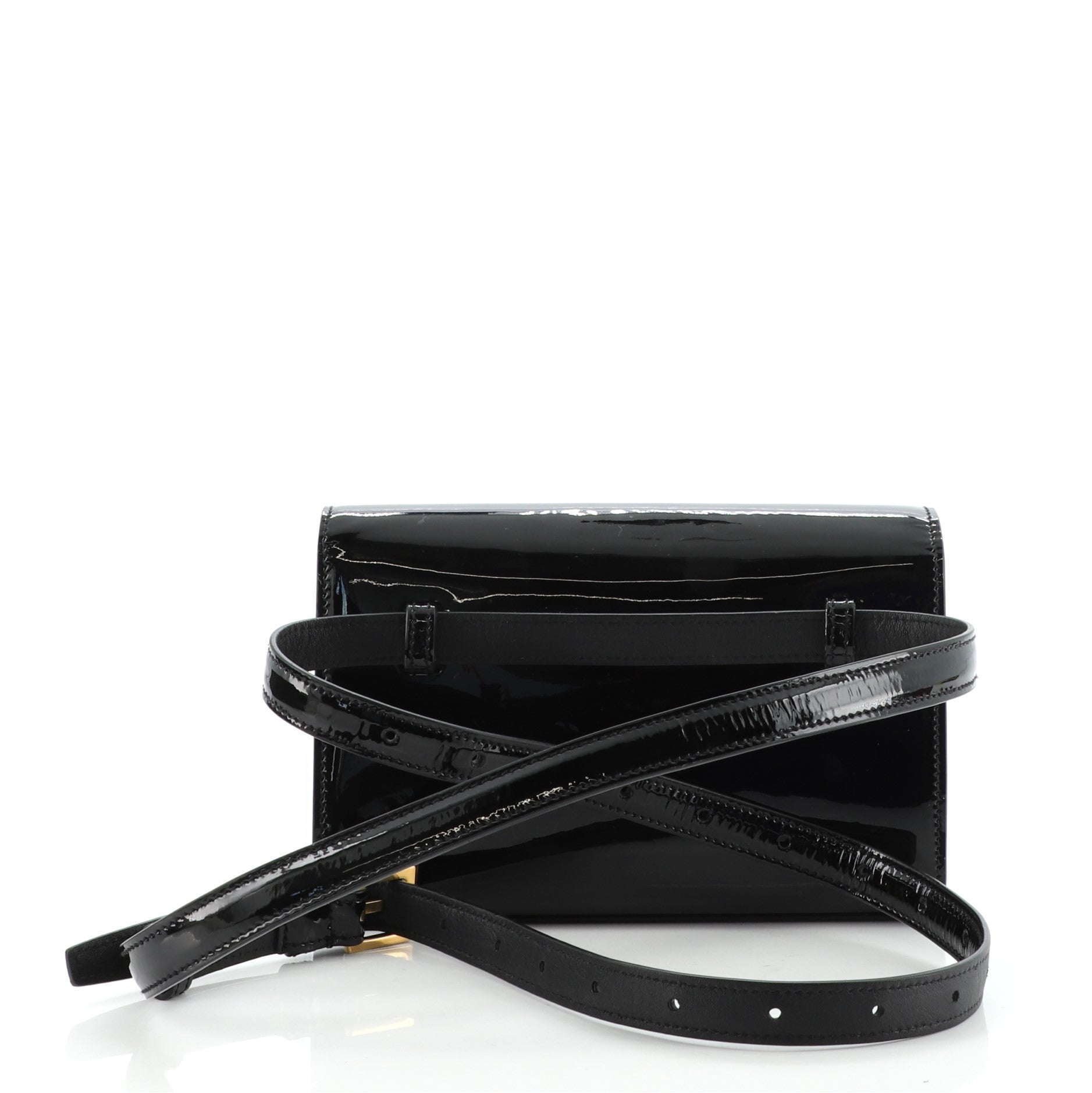 cassandre classic belt bag in grain de poudre embossed leather