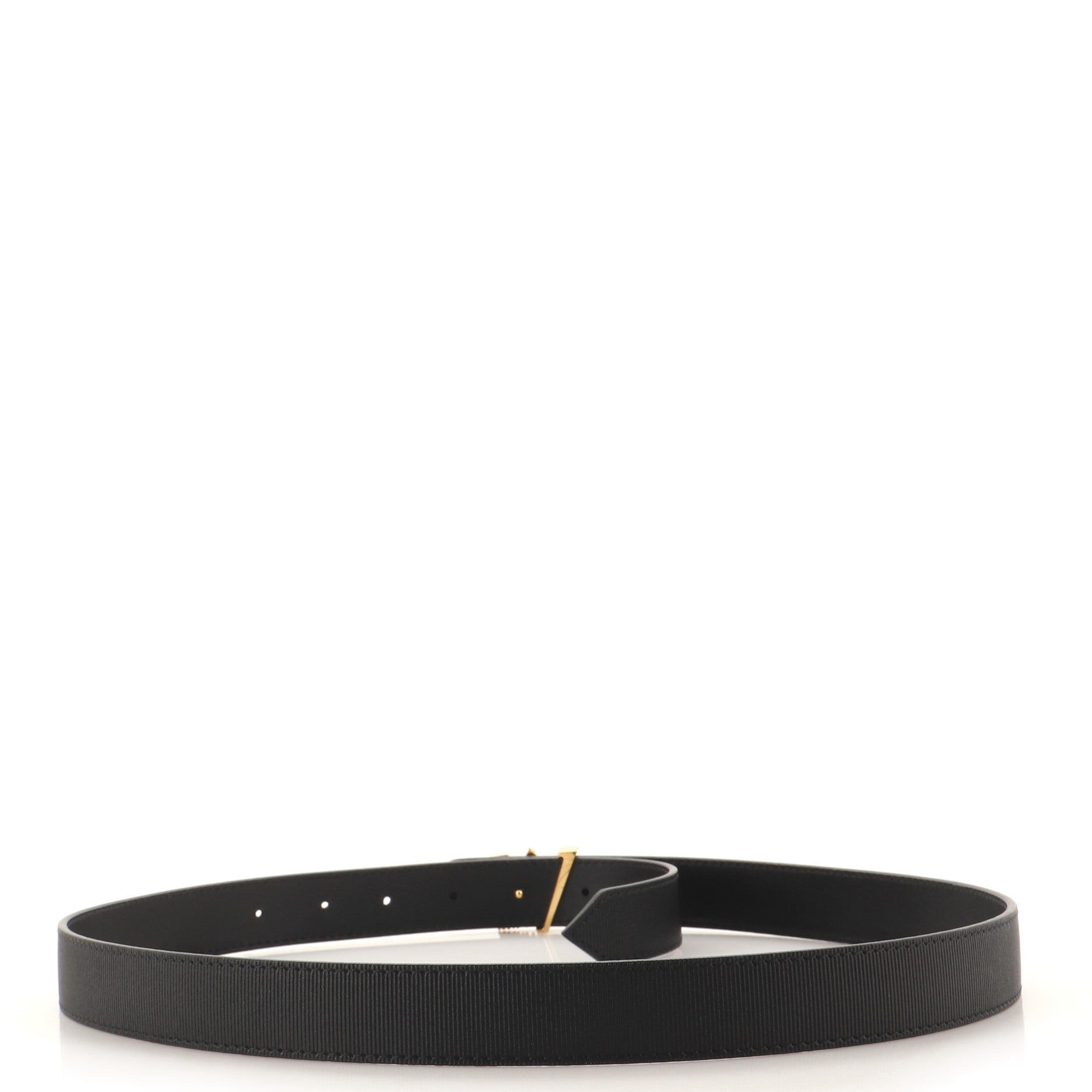 Louis Vuitton Black Initiales Belt 32 – The Closet