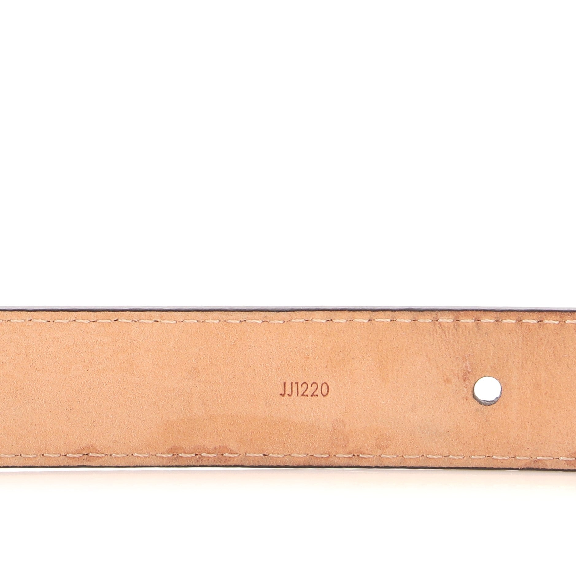 Pre-owned Signature Belt Monogram Chains 35mm Brown/orange