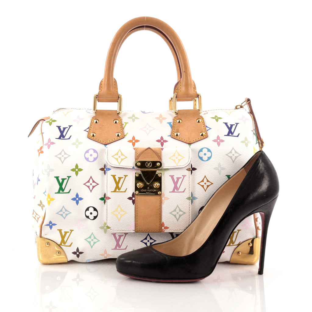Buy Louis Vuitton Speedy Handbag Monogram Multicolor 30 1403503 – Rebag