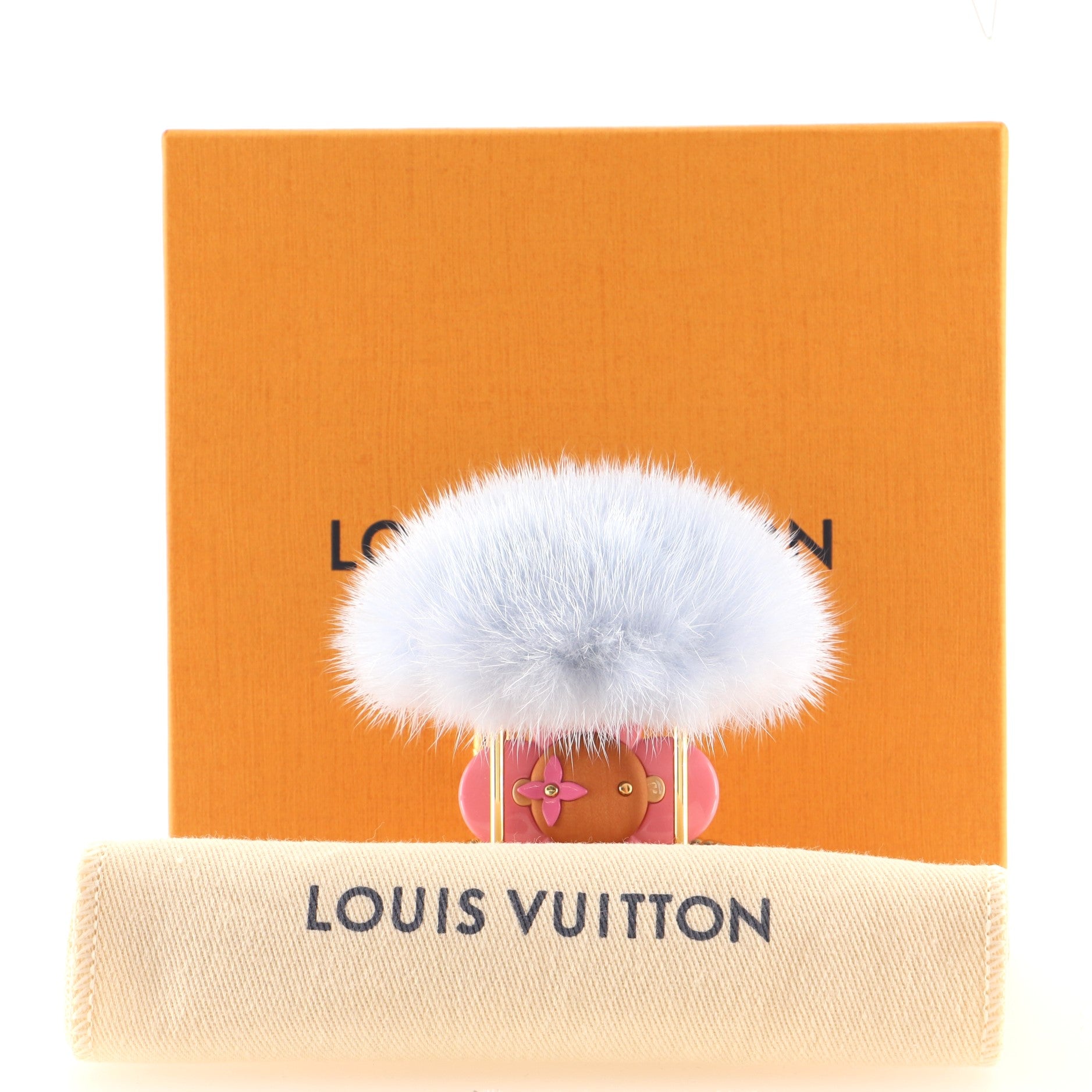 Louis Vuitton VIVIENNE FUNFAIR BIGWHEEL FUR BAG CHARM AND KEY HOLDER