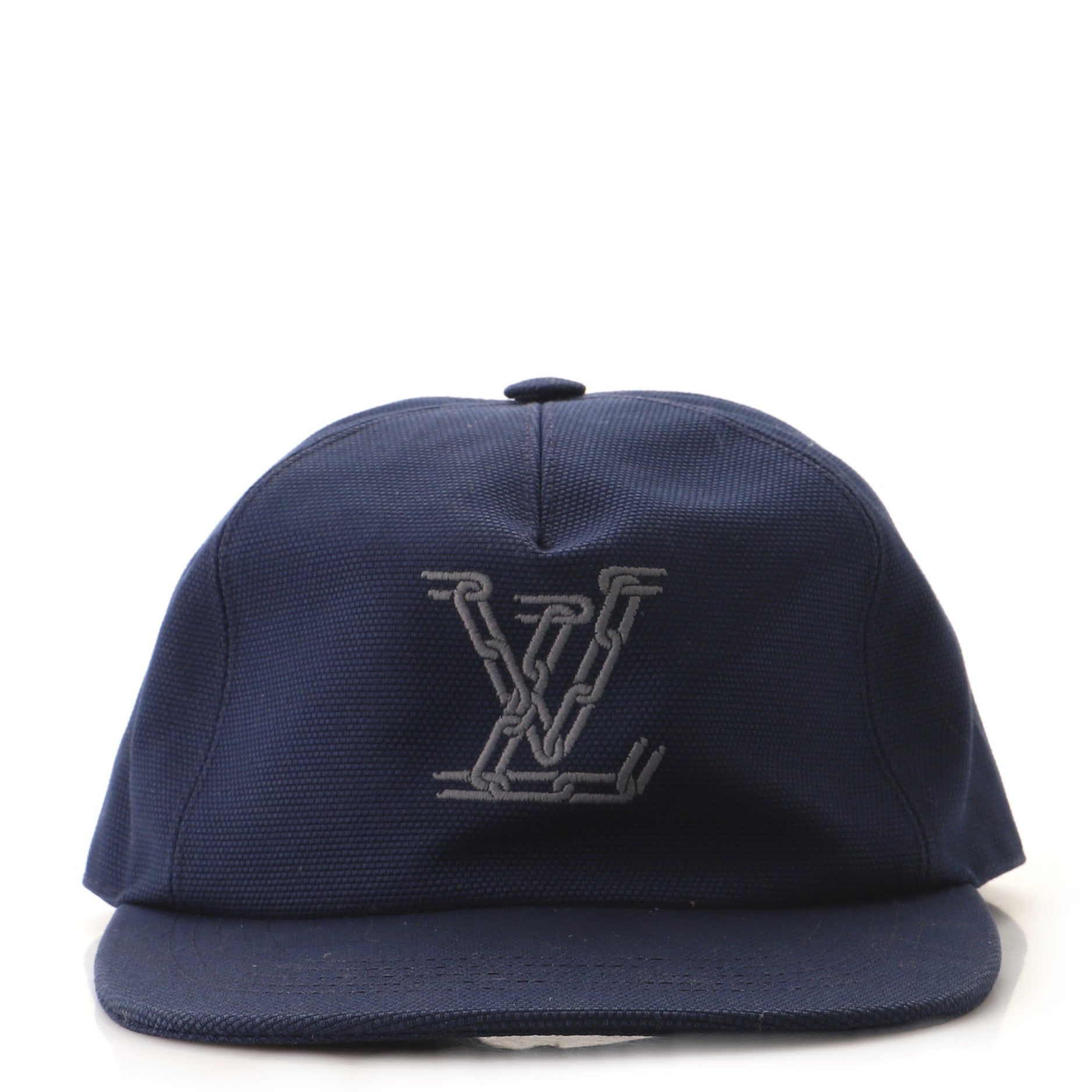 Louis Vuitton Cotton Monogram Jacquard LV Match Cap Blue
