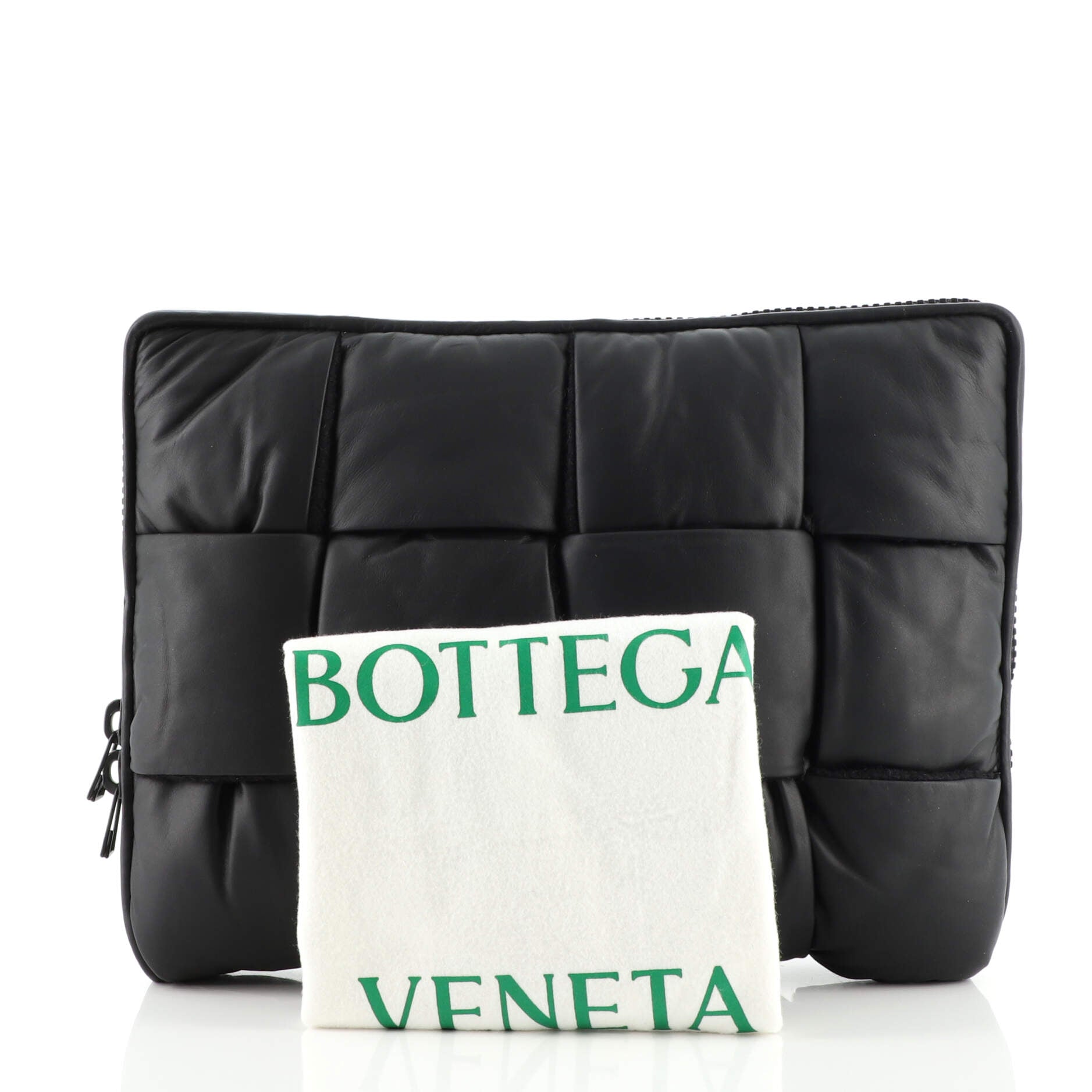 Bottega Veneta Padded Document Laptop Case Maxi Intrecciato