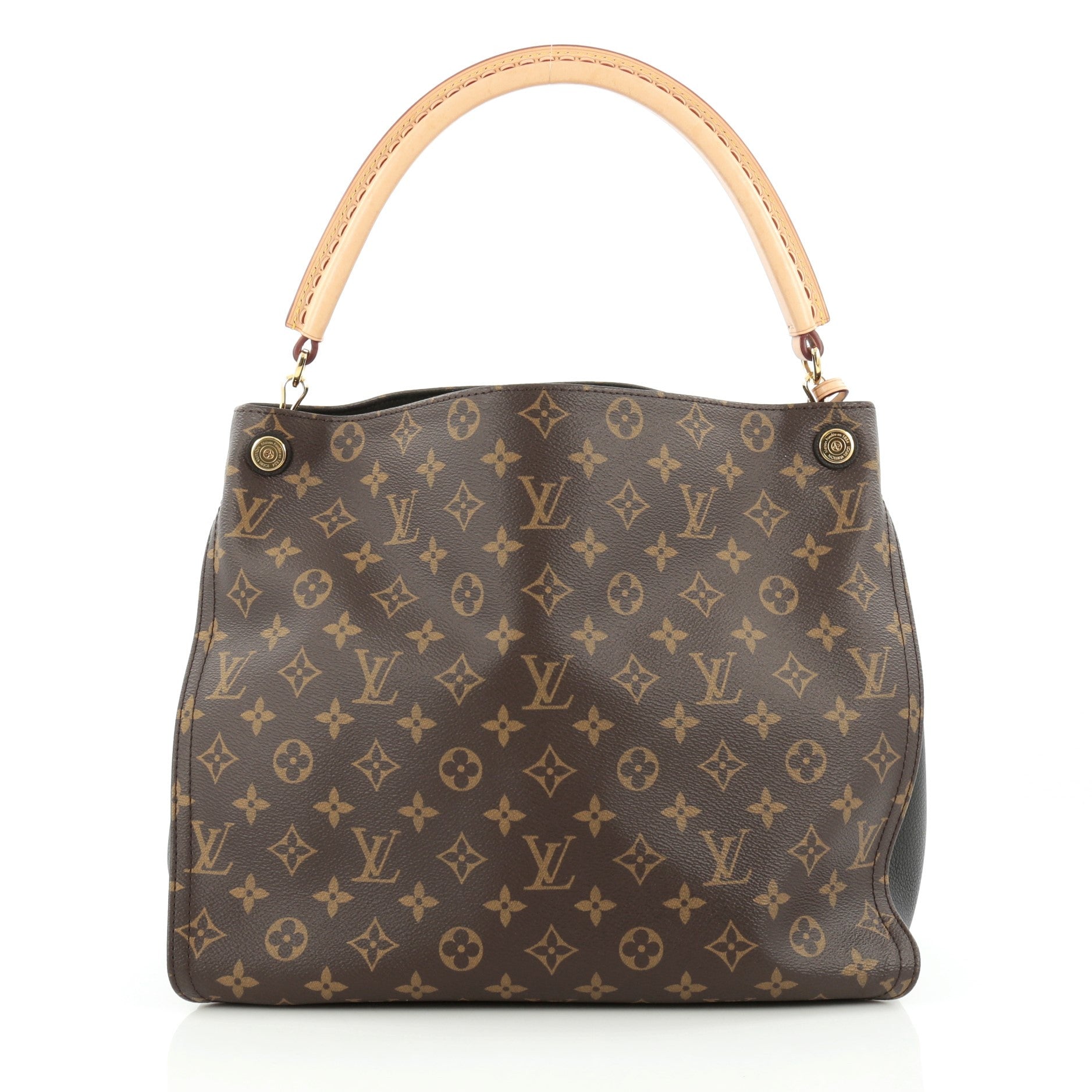 Buy Louis Vuitton Gaia Handbag Monogram Canvas Brown 1441901 – Trendlee