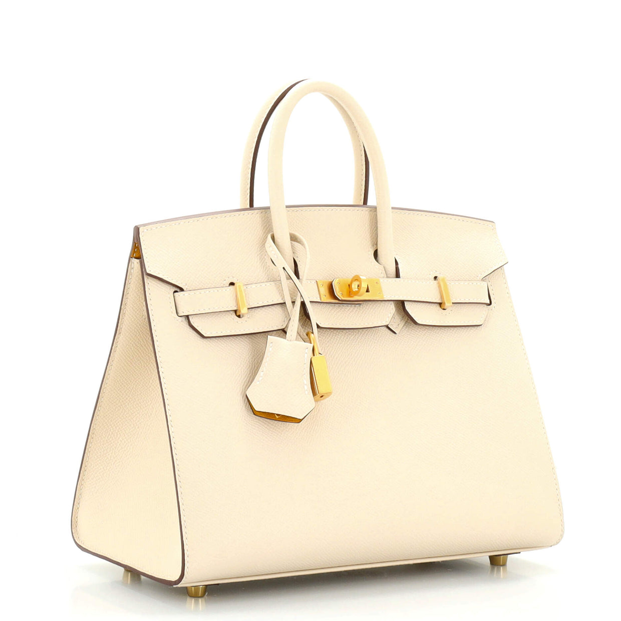 Hermes Birkin Sellier Bag Bicolor Epsom with Brushed Gold Hardware 25 ...