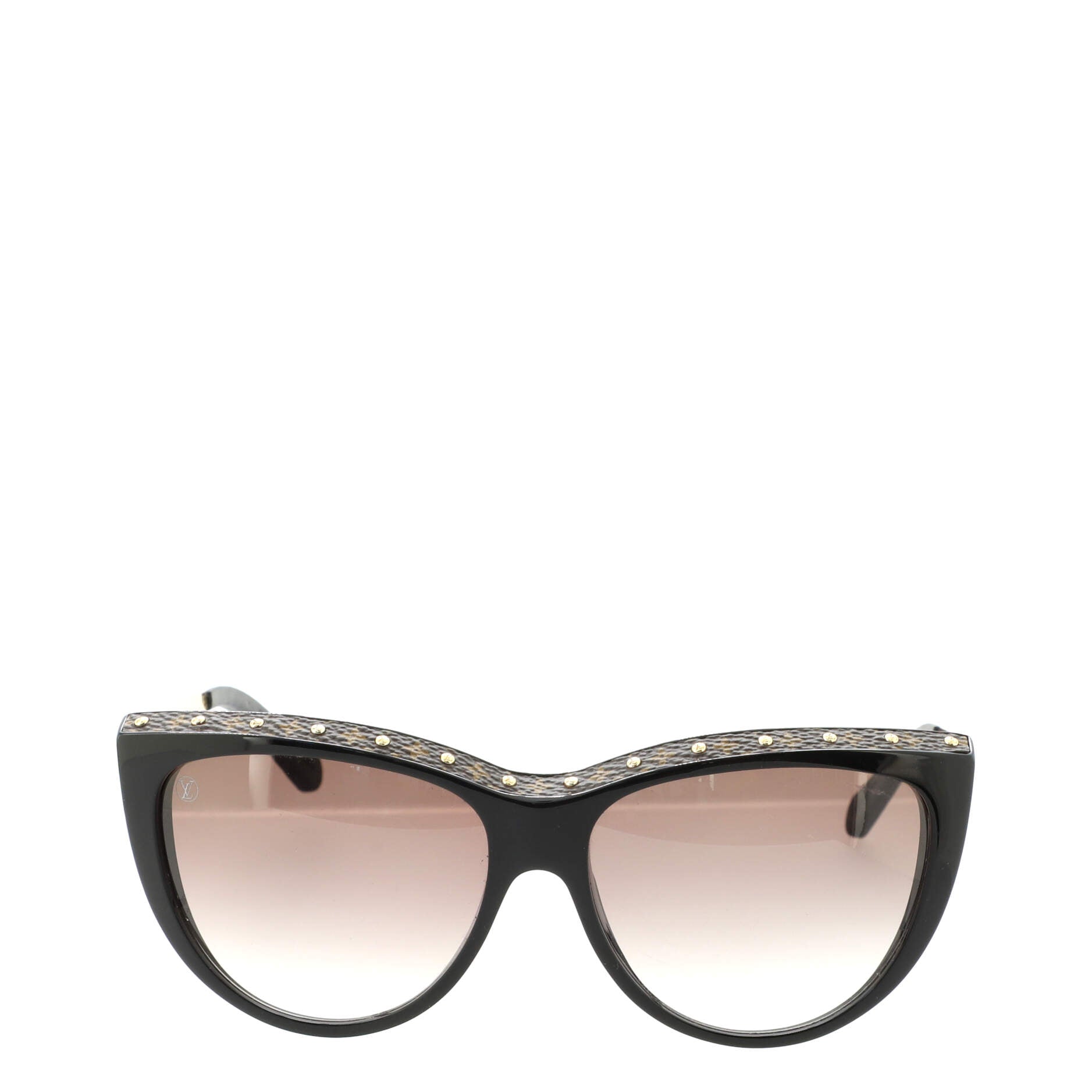 Louis Vuitton - LV Link PM Cat Eye Sunglasses - Acetate - Black - Women - Luxury