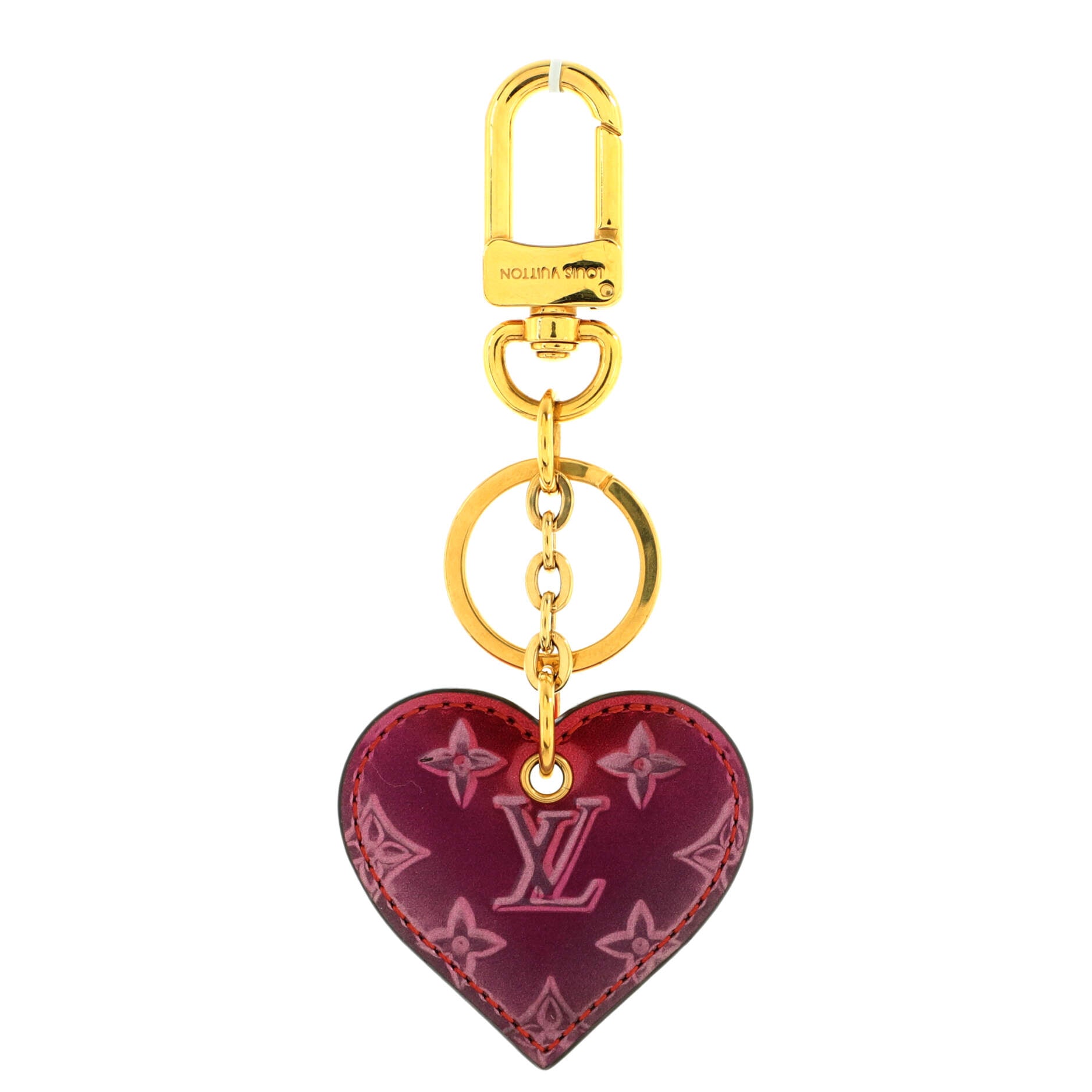Louis Vuitton 2023 SS Heart Logo Keychains & Bag Charms (M01008)