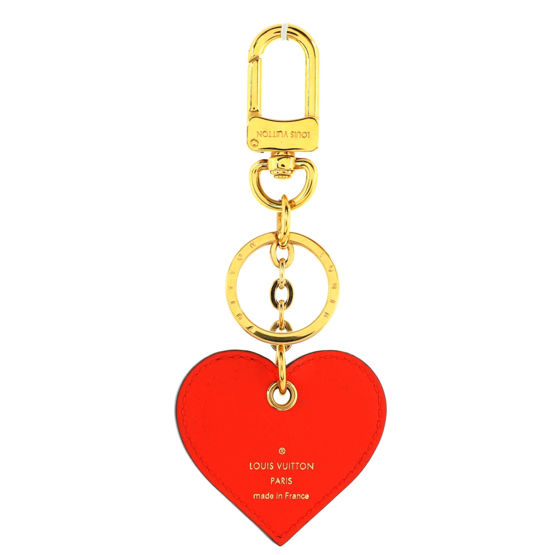 Louis Vuitton Love Lock Heart Bag Charm