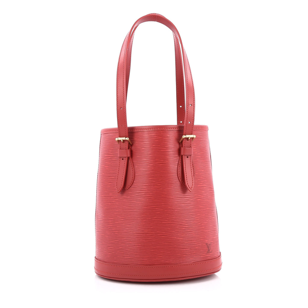 Buy Louis Vuitton Petit Bucket Bag Epi Leather Red 1459103 – Trendlee