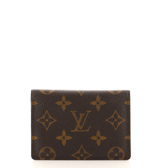 Louis Vuitton Monogram Mens Card Holders 2022-23FW, Brown