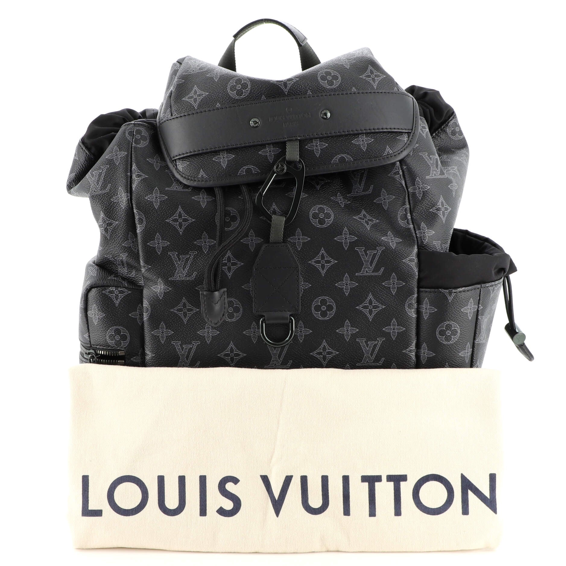 Louis Vuitton Moon Backpack Embossed Monogram Midnight in Canvas/Calfskin  with Gold-tone - US