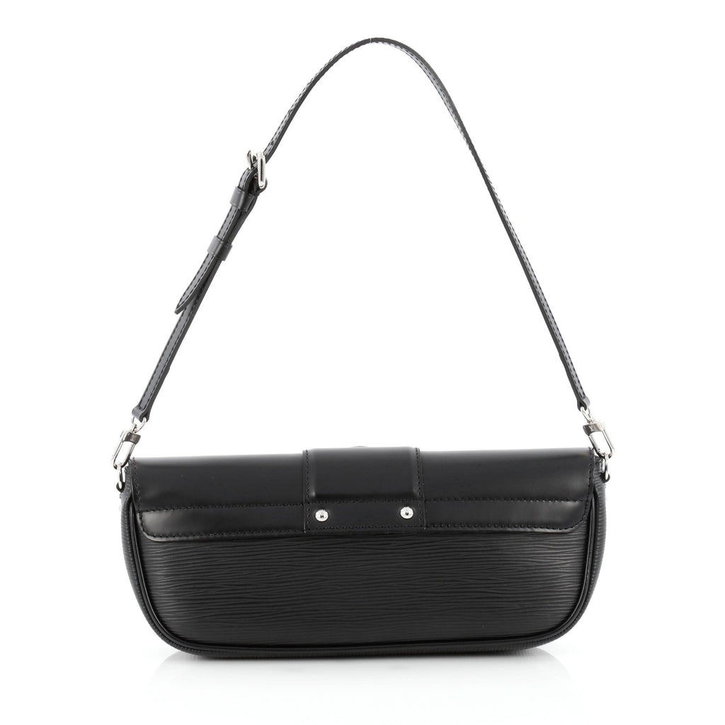 Buy Louis Vuitton Montaigne Clutch Epi Leather Black 1499702 – Rebag