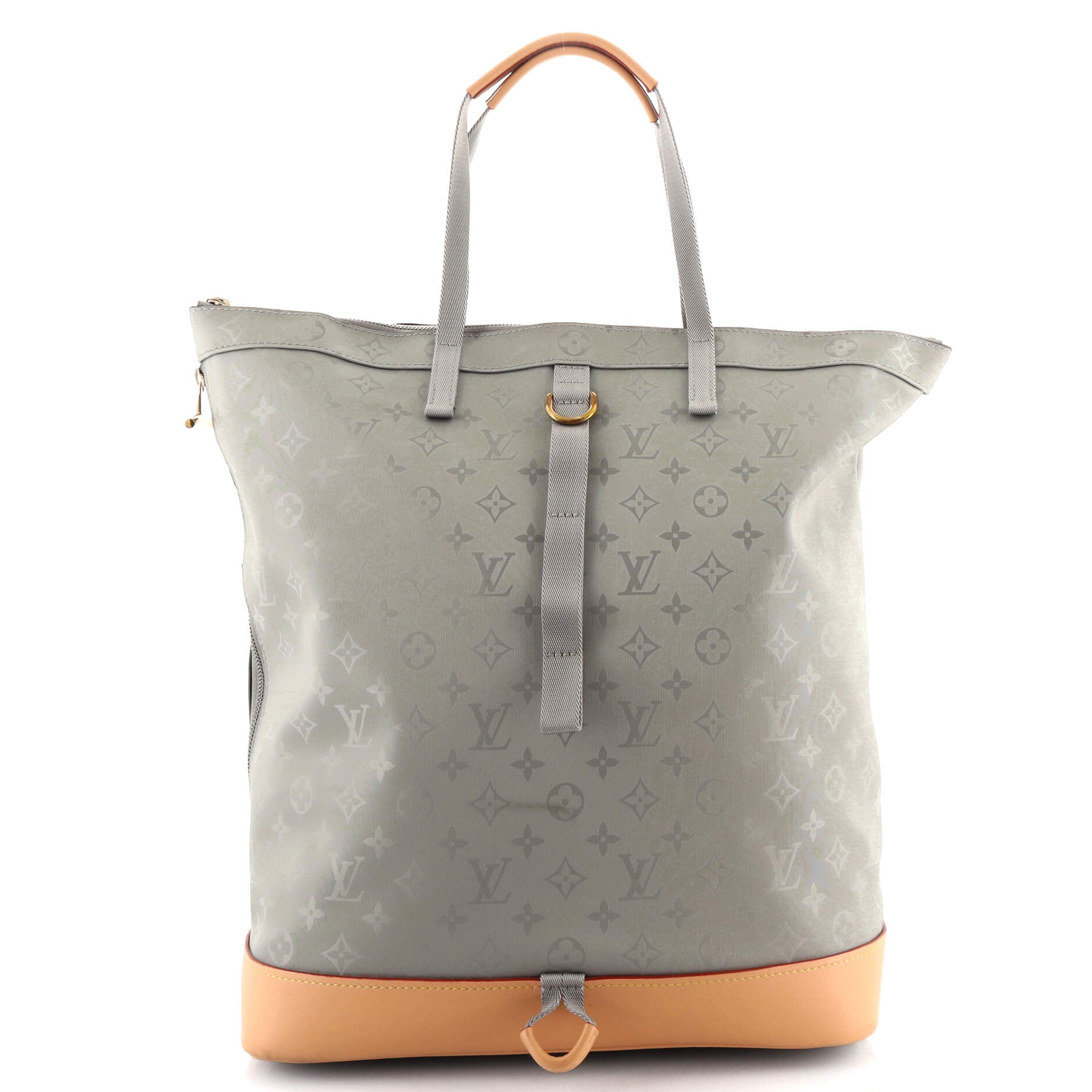 Louis Vuitton Zipped Tote Monogram Grey in Titanium Canvas with