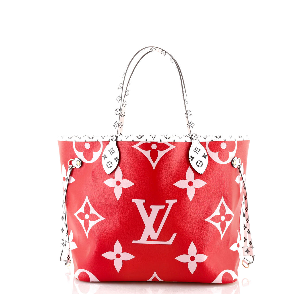 LOUIS VUITTON  BROWN AND WHITE LIMITED EDITION KUSAMA MONOGRAM CANVAS  NEVERFULL MM WITH GOLDEN BRASS HARDWARE  Luxury Handbags  2020  Sothebys