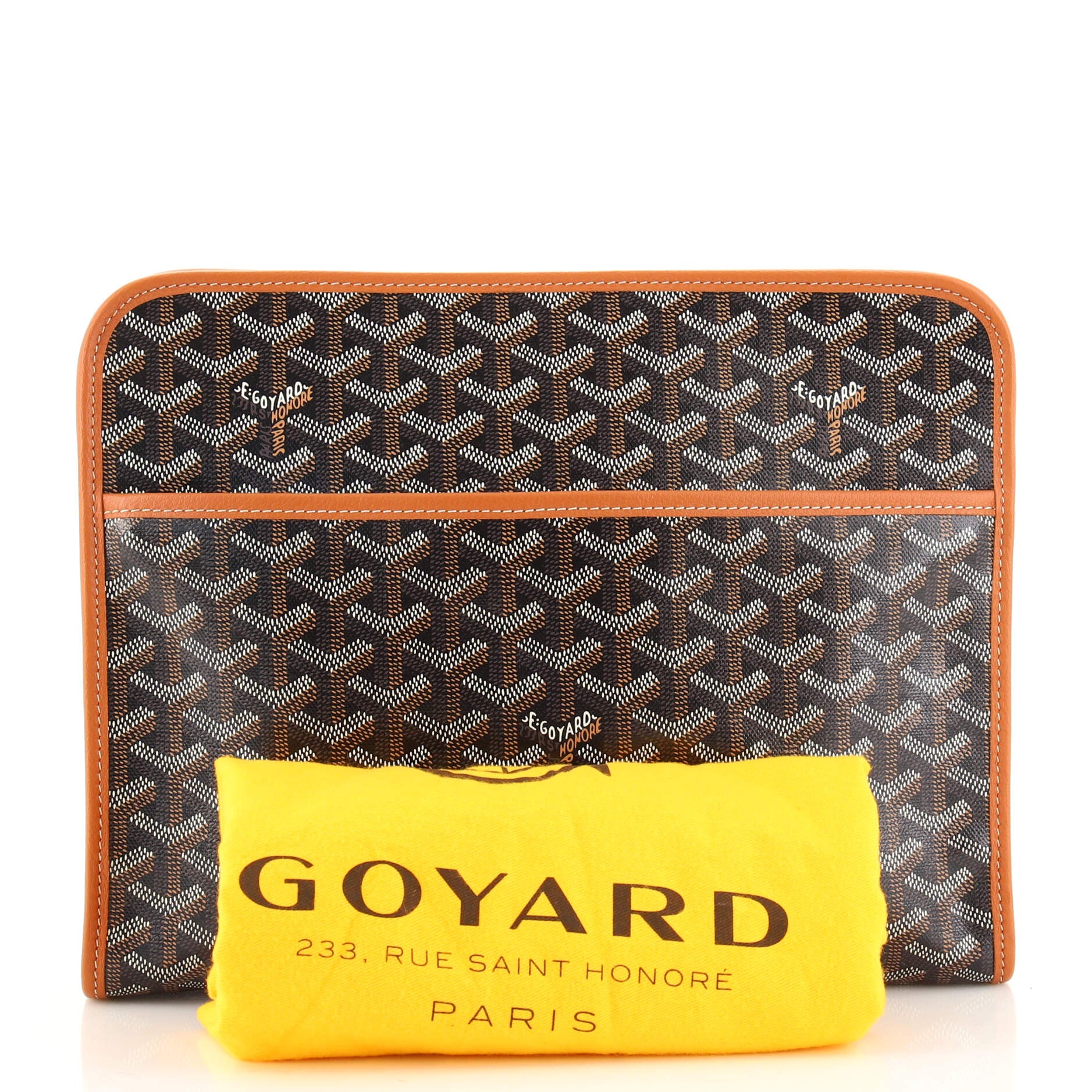 GOYARD Jouvence GM Toiletry Bag in Orange