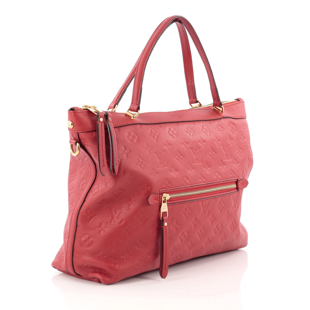 M41167 Louis Vuitton Monogram Empreinte Bastille MM- Red