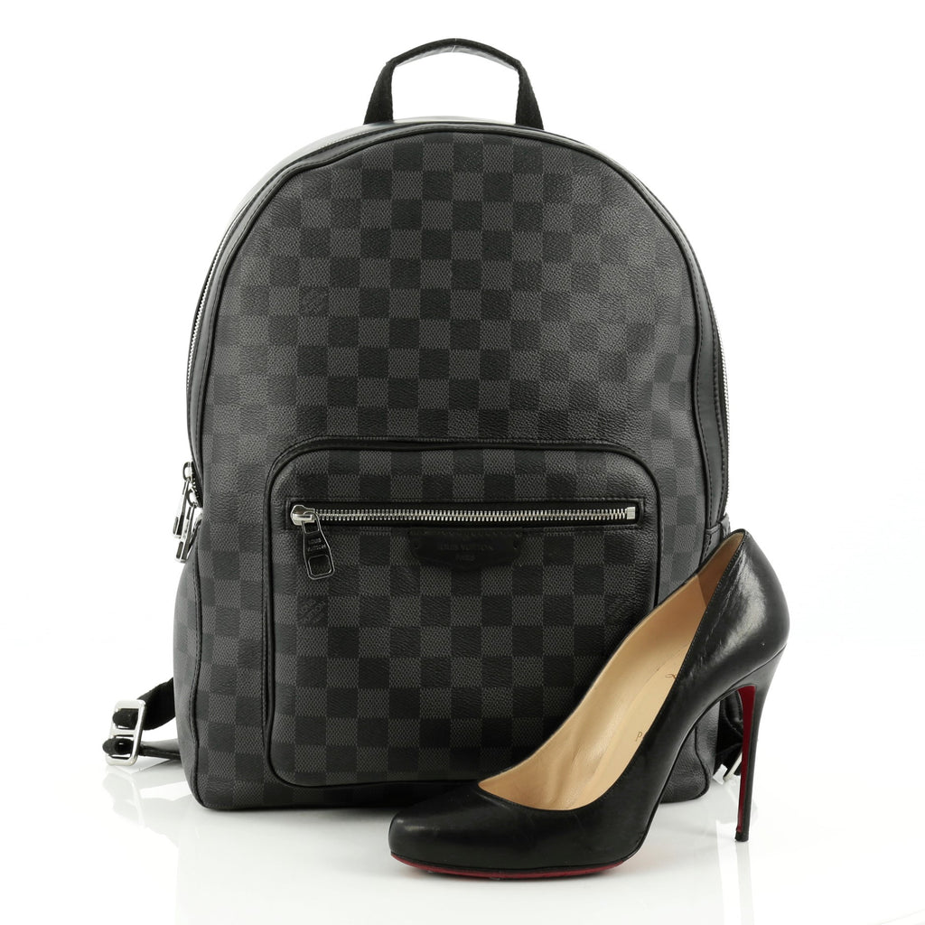 Buy Louis Vuitton Josh Backpack Damier Graphite Black 1523701 – Rebag