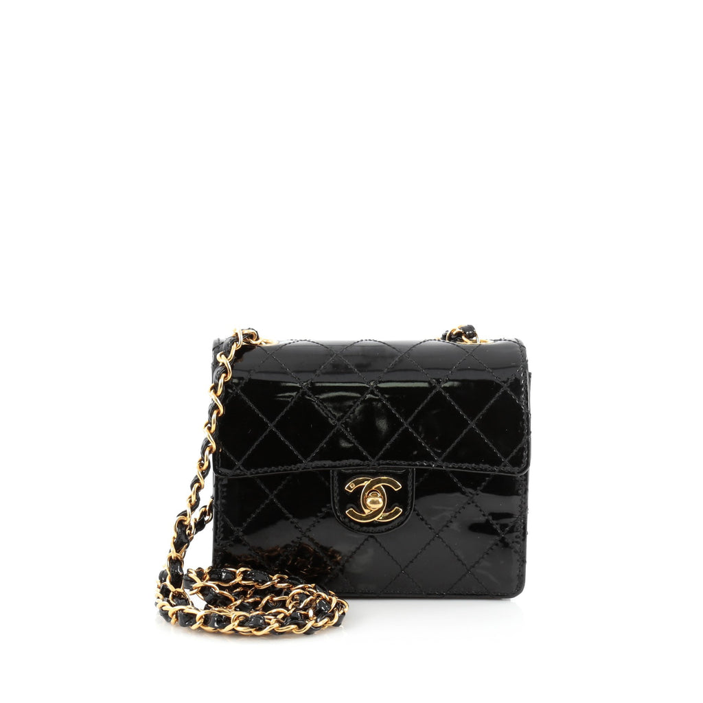Buy Chanel Vintage Square Classic Single Flap Bag Quilted 1524602 ...