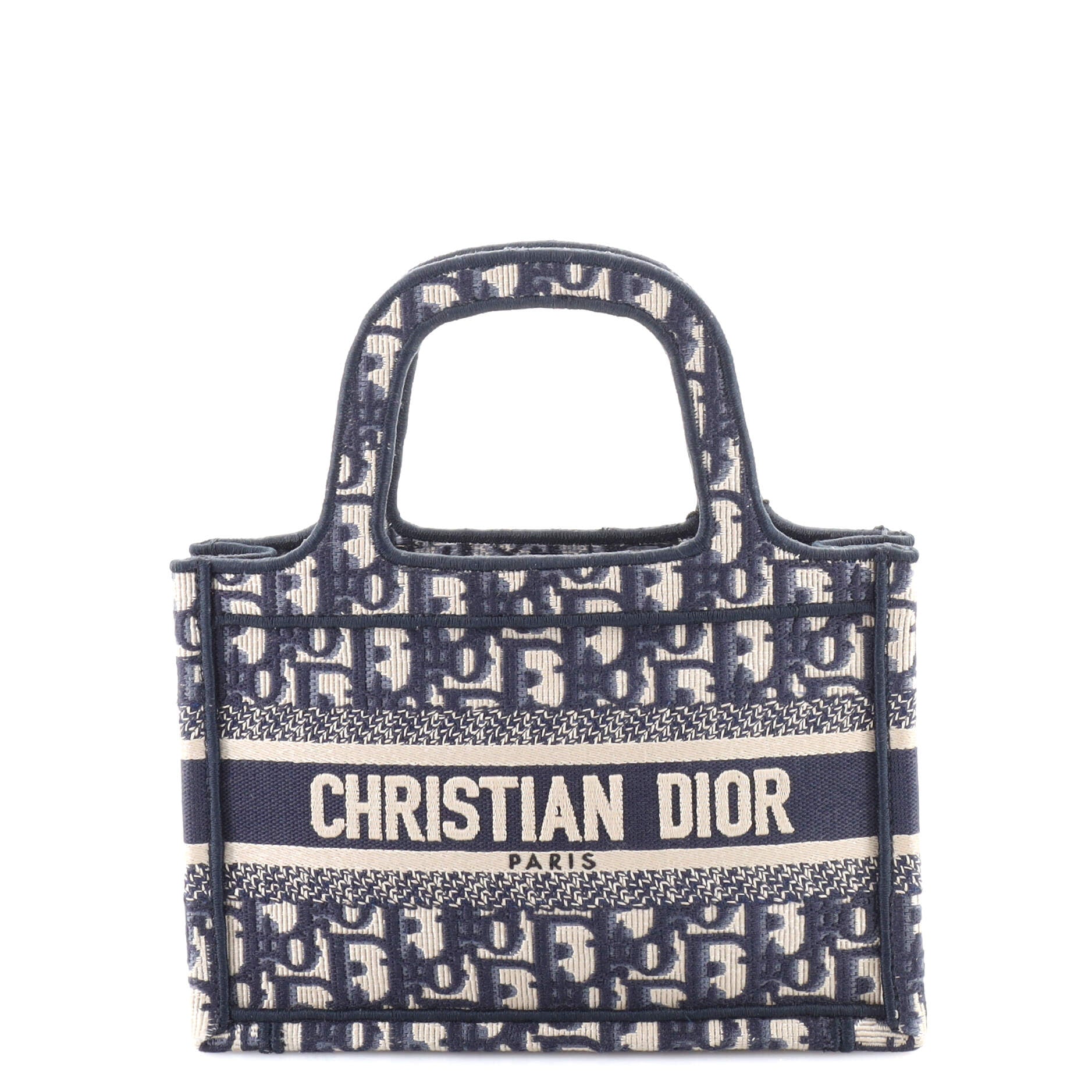 Christian Dior 2020 Pre-owned Oblique-pattern Holdall Bag - Blue