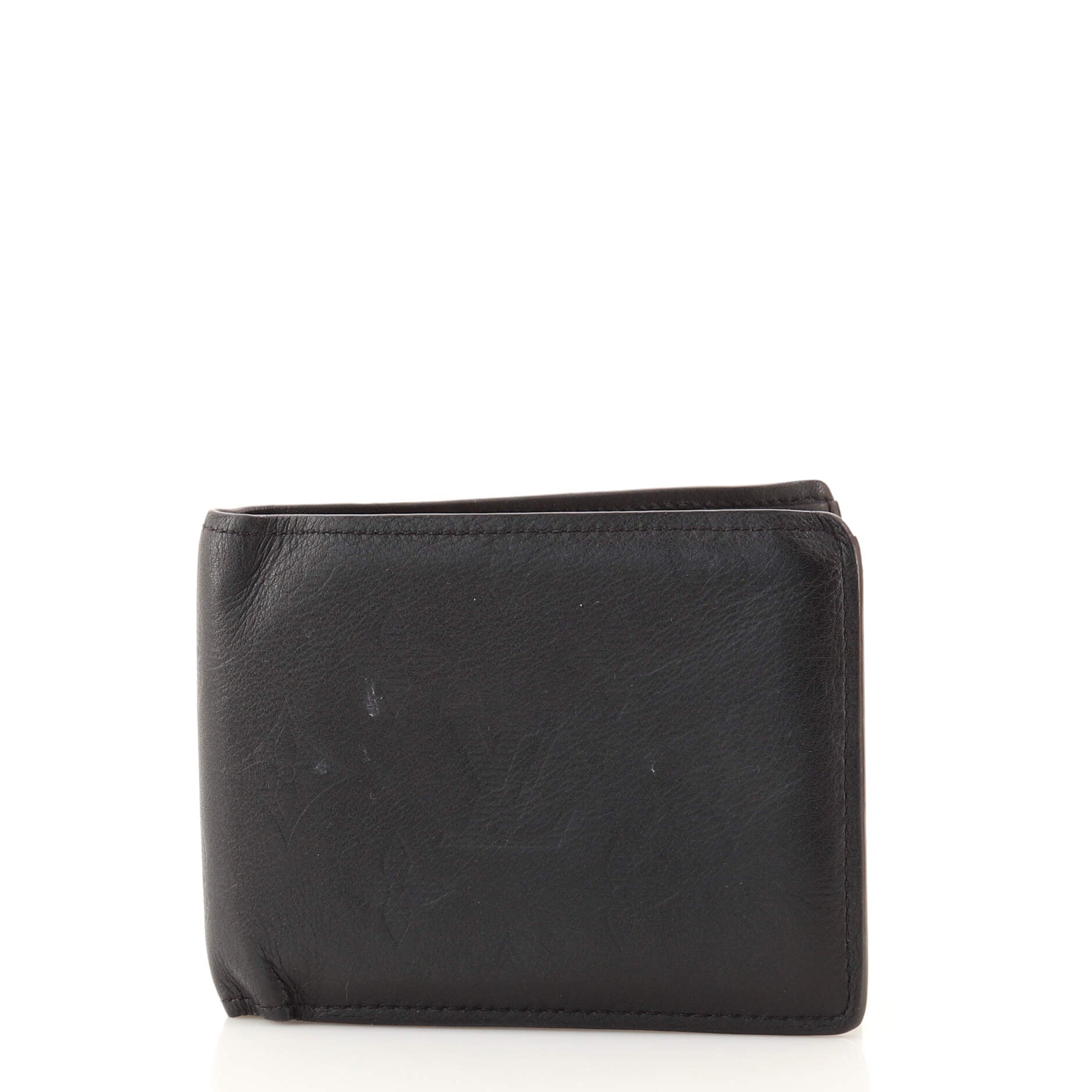 Louis Vuitton Multiple Wallet Monogram Shadow Black in Coated