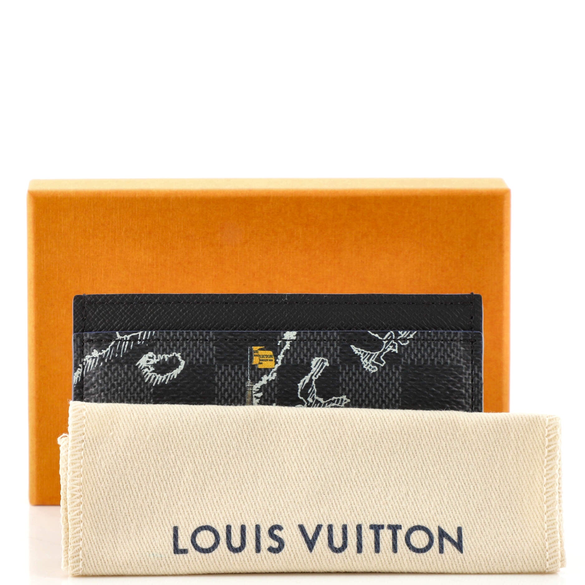 Louis Vuitton - Coin Card Holder - Damier Canvas - Graphite - Men - Luxury