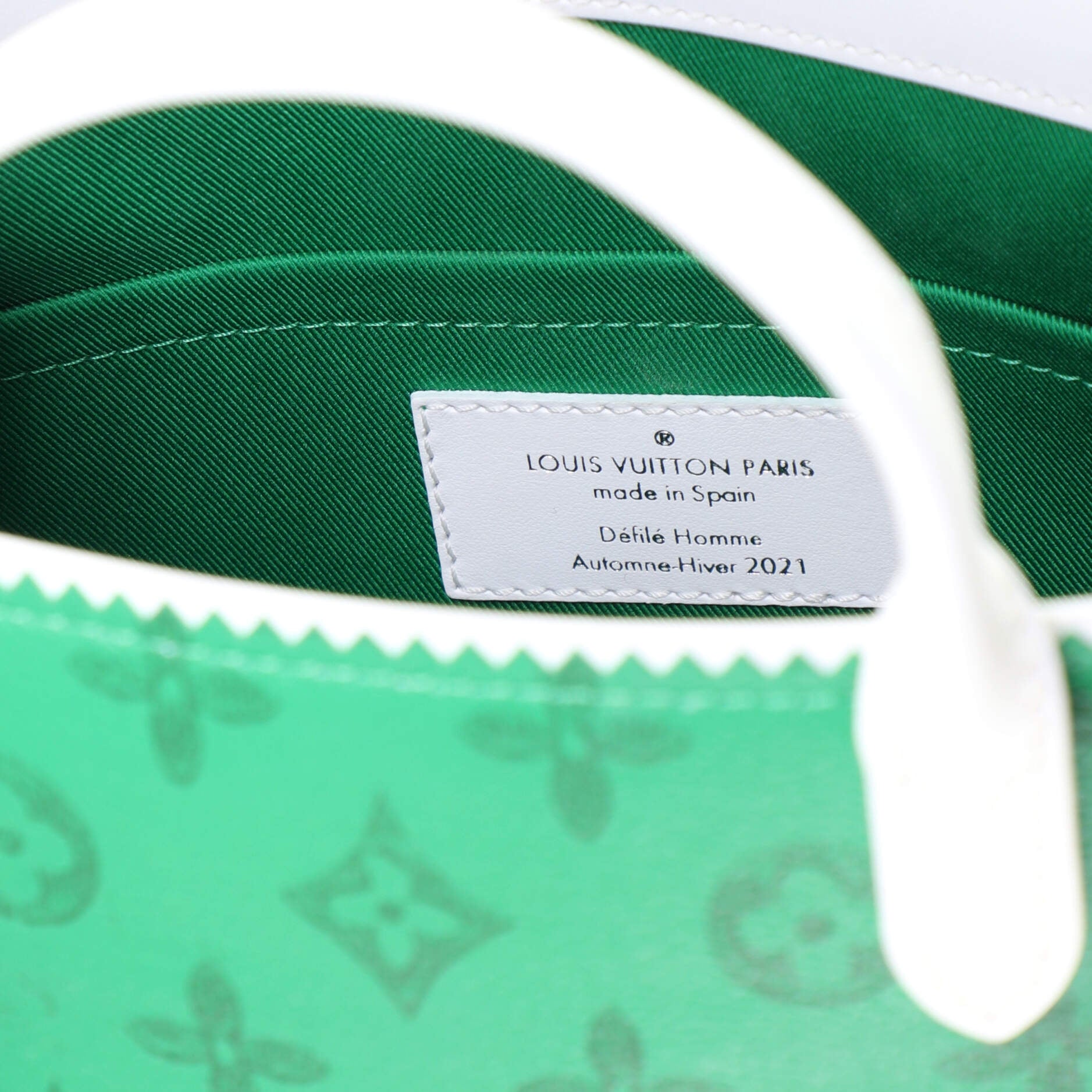 Louis Vuitton Green Vintage Monogram Litter Bag - BrandConscious Authentics