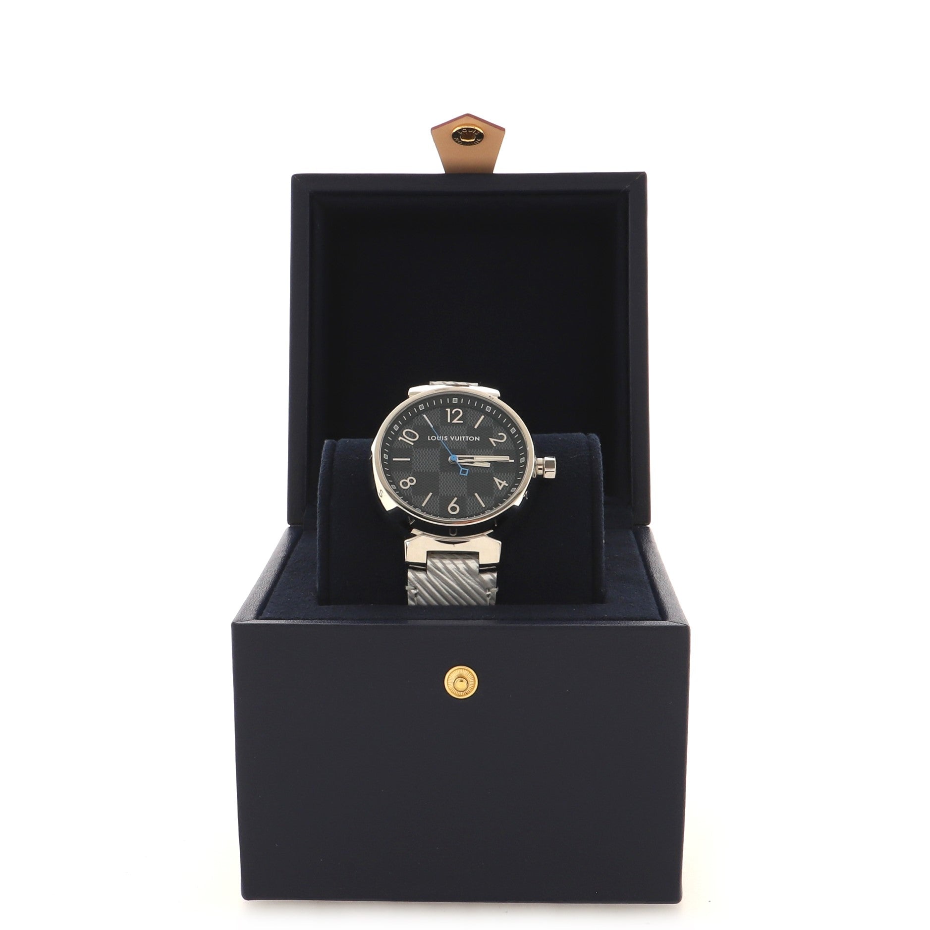 Louis Vuitton Tambour Bijou Noir Quartz Watch (Q151K1)