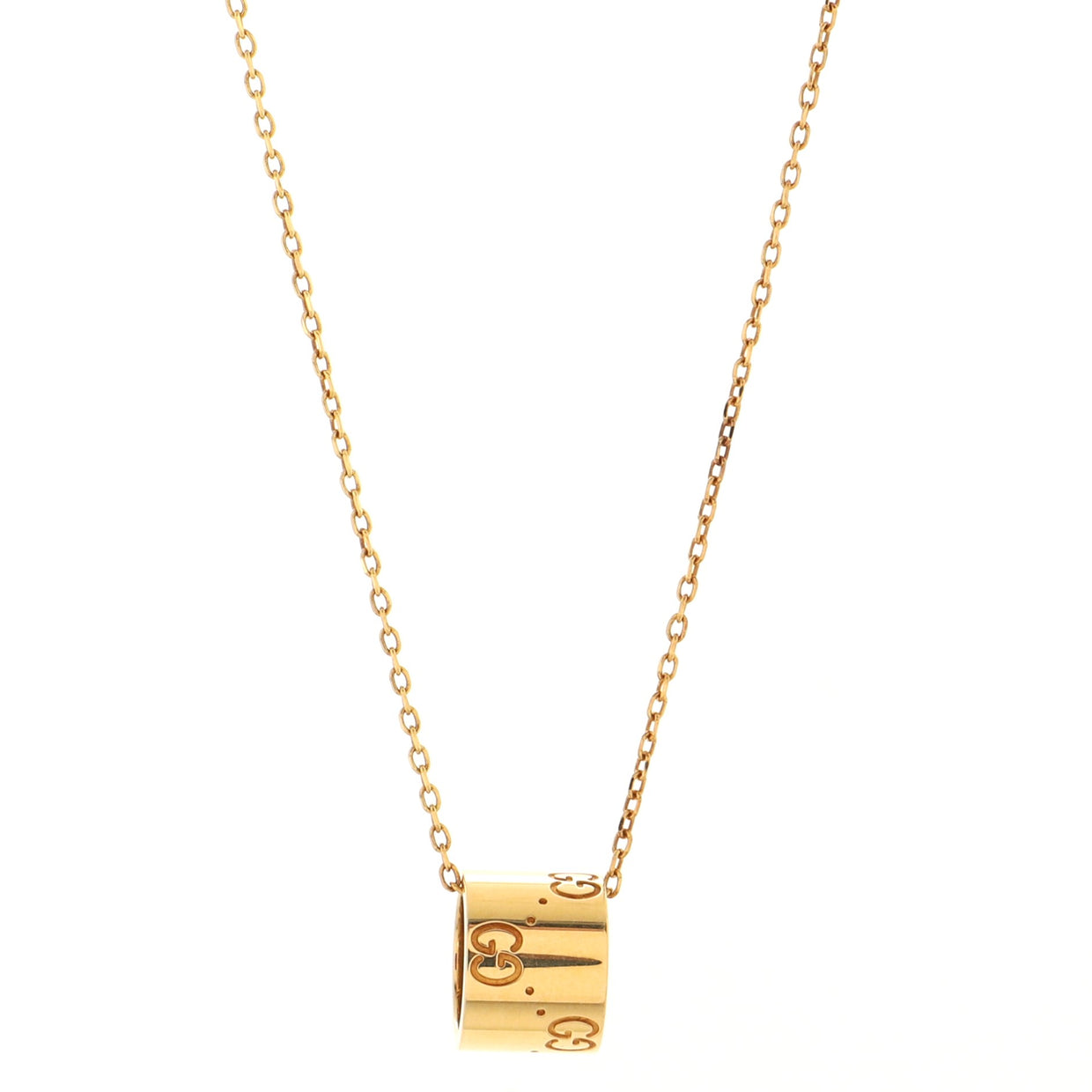 Gucci Icon Twirl Pendant Necklace 18K Yellow Gold Yellow gold 154038485