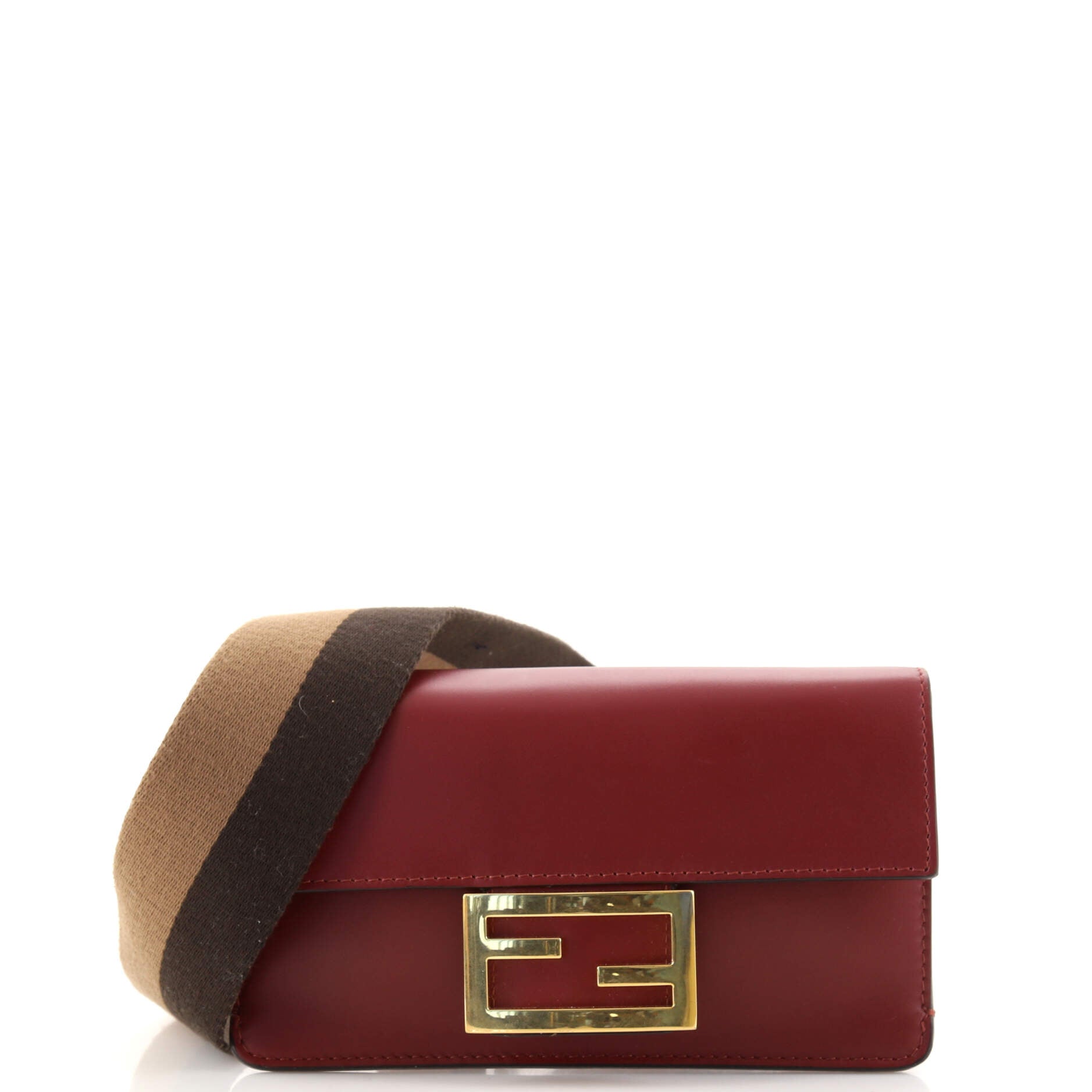 Fendi Zucchino Mini Pochette & Card Holder  Fendi mini, Fendi micro  peekaboo, Leather coin purse