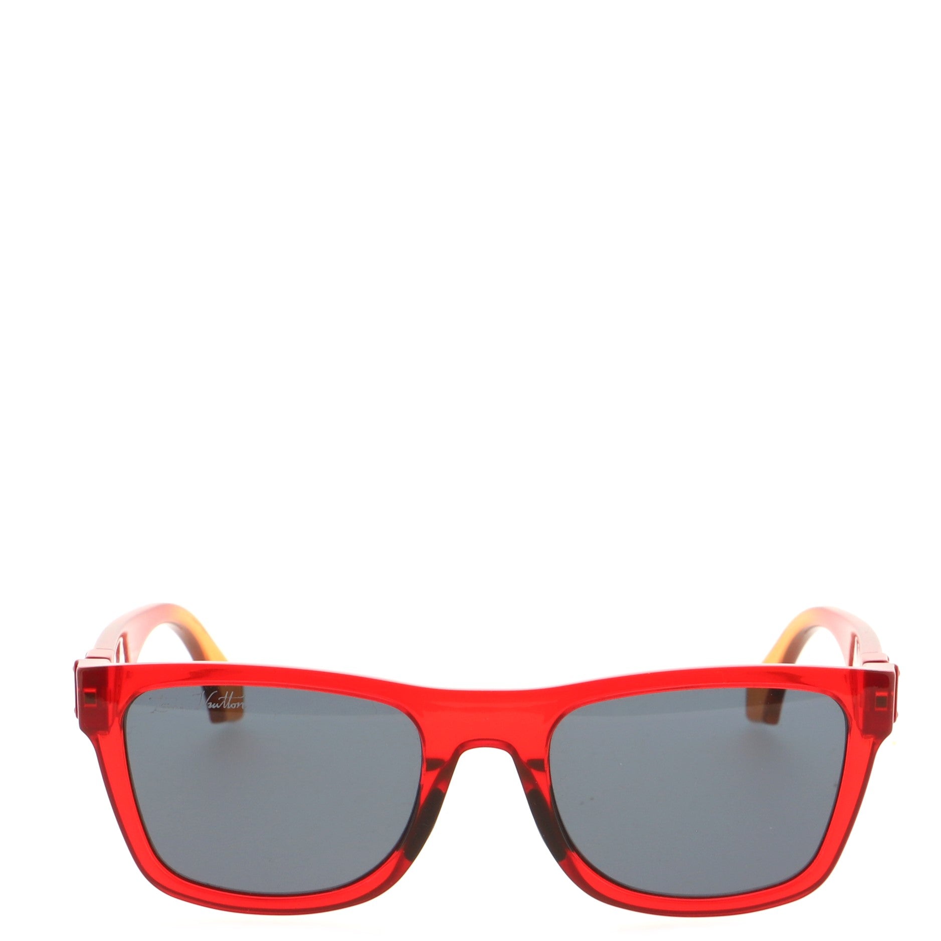 Louis Vuitton Men's Red LV Rainbow Square Sunglasses W Z1187W