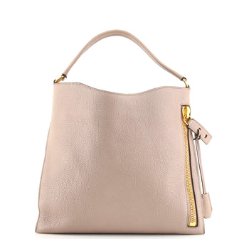 Tom Ford Alix Hobo Leather Small Neutral 1550532