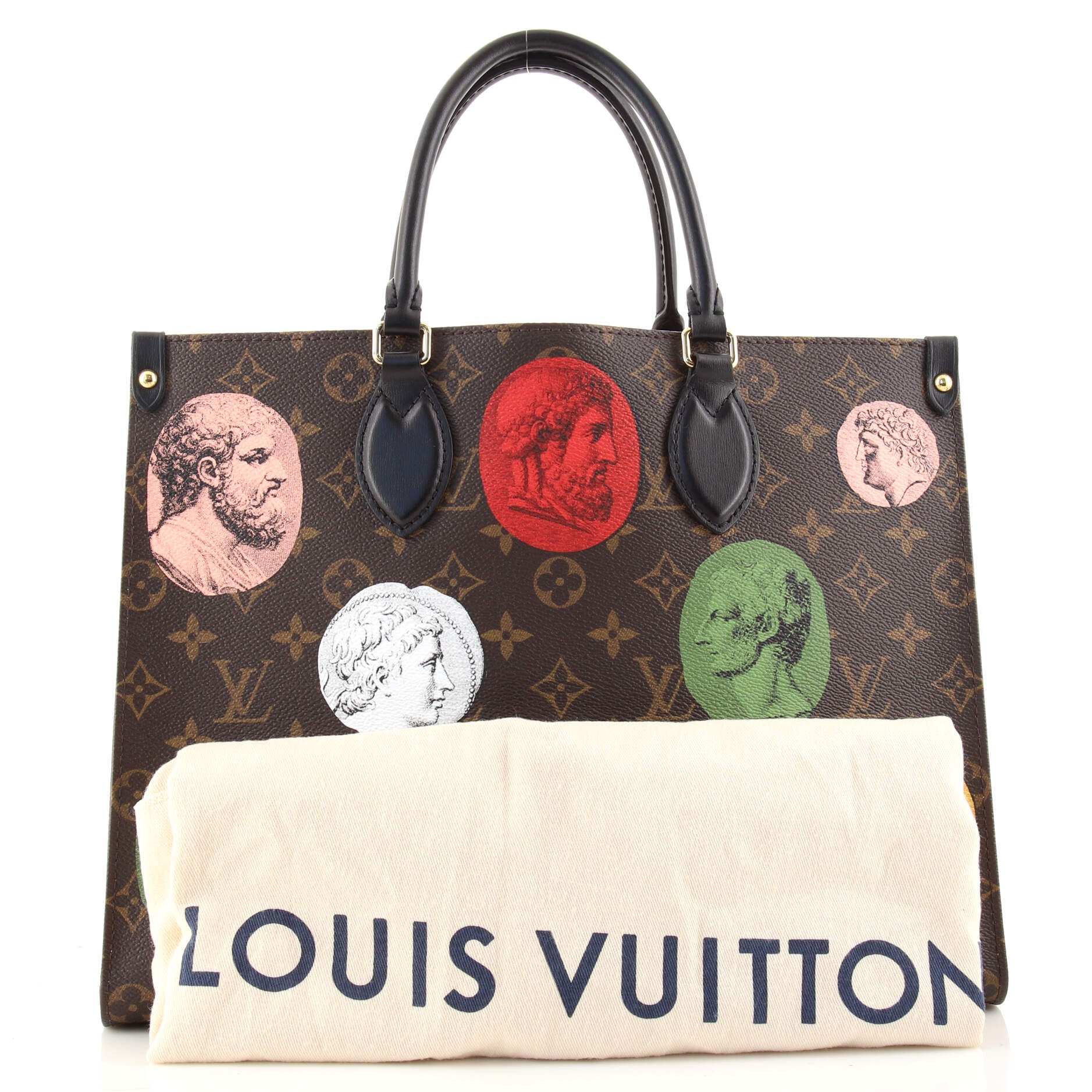 Louis Vuitton LOUIS VUITTON Fornasetti Monogram Cameo Keepall