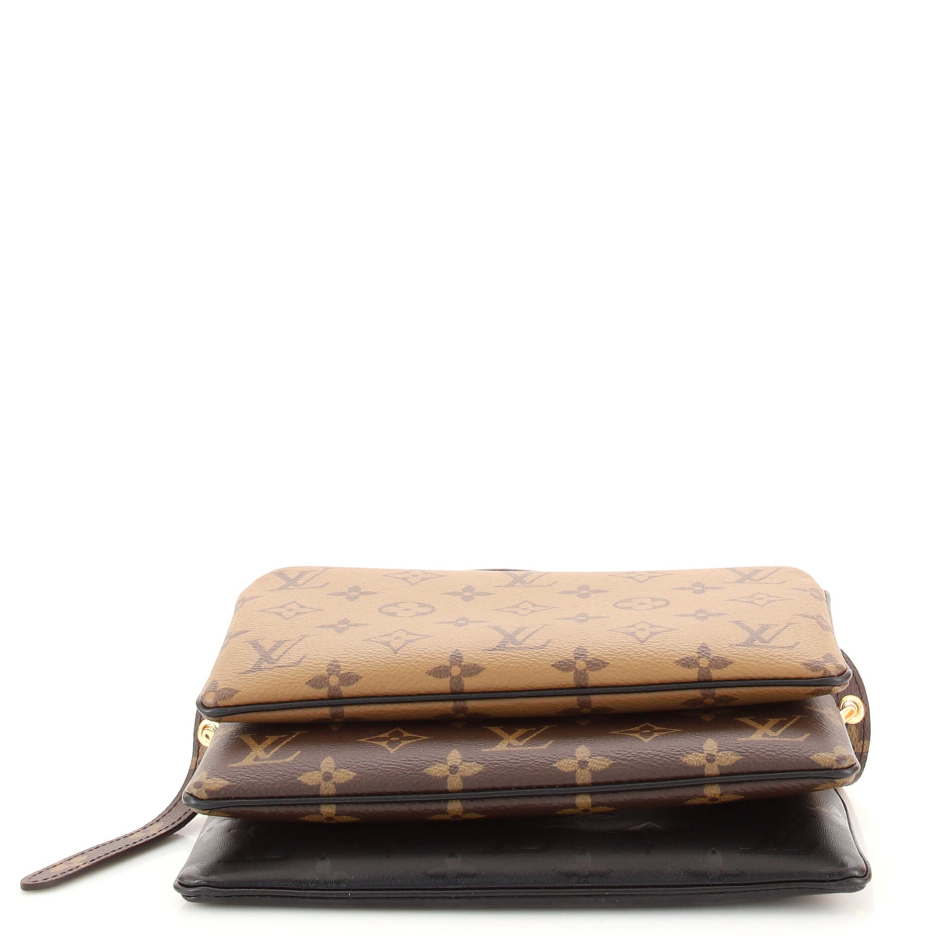 Louis Vuitton LV3 Pouch Bag Monogram Canvas, Reverse Monogram Canvas and  Monogram Ink Embossed Lambskin