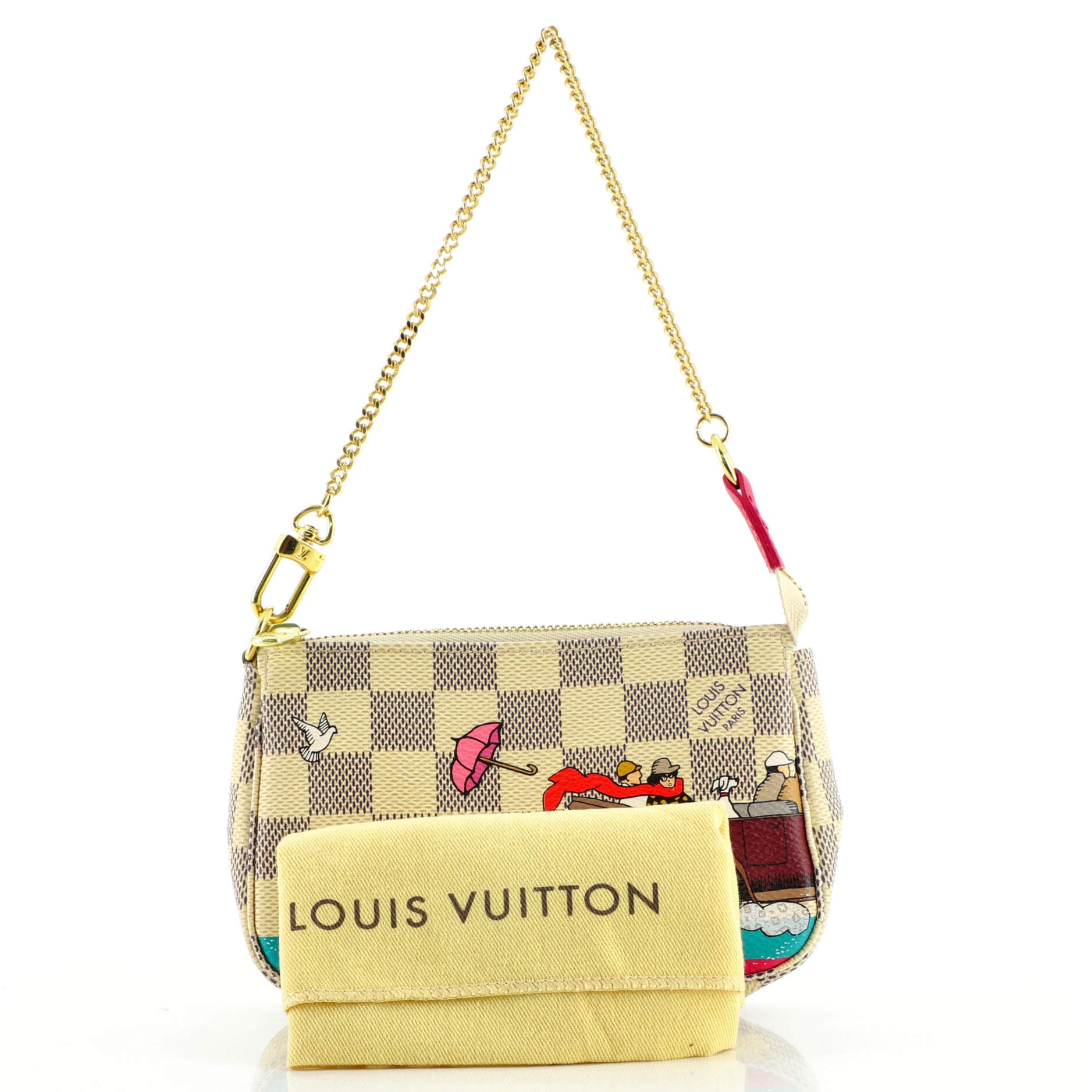 Louis Vuitton 2019 pre-owned Mini Pochette Accessoires Vivienne Clutch -  Farfetch