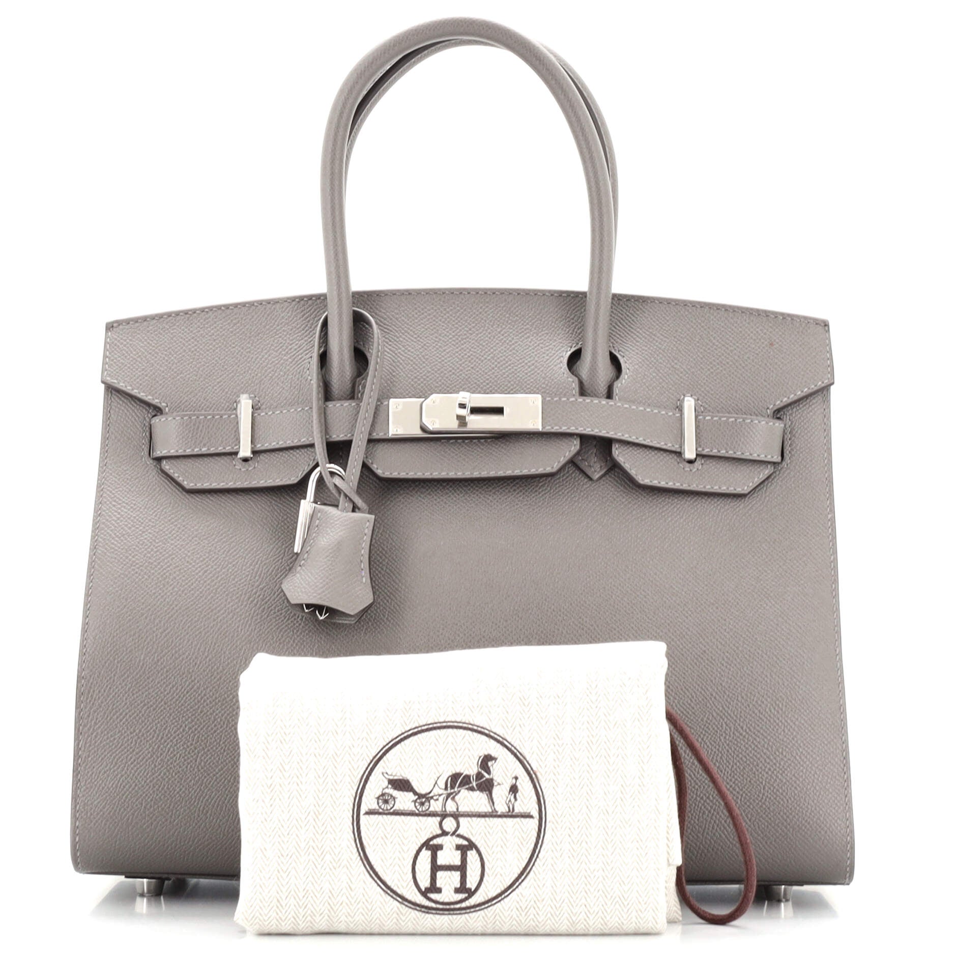 Hermès Original Bag  Hermès Birkin Sellier 30 Vert Fizz Epsom Palladium  Hardware