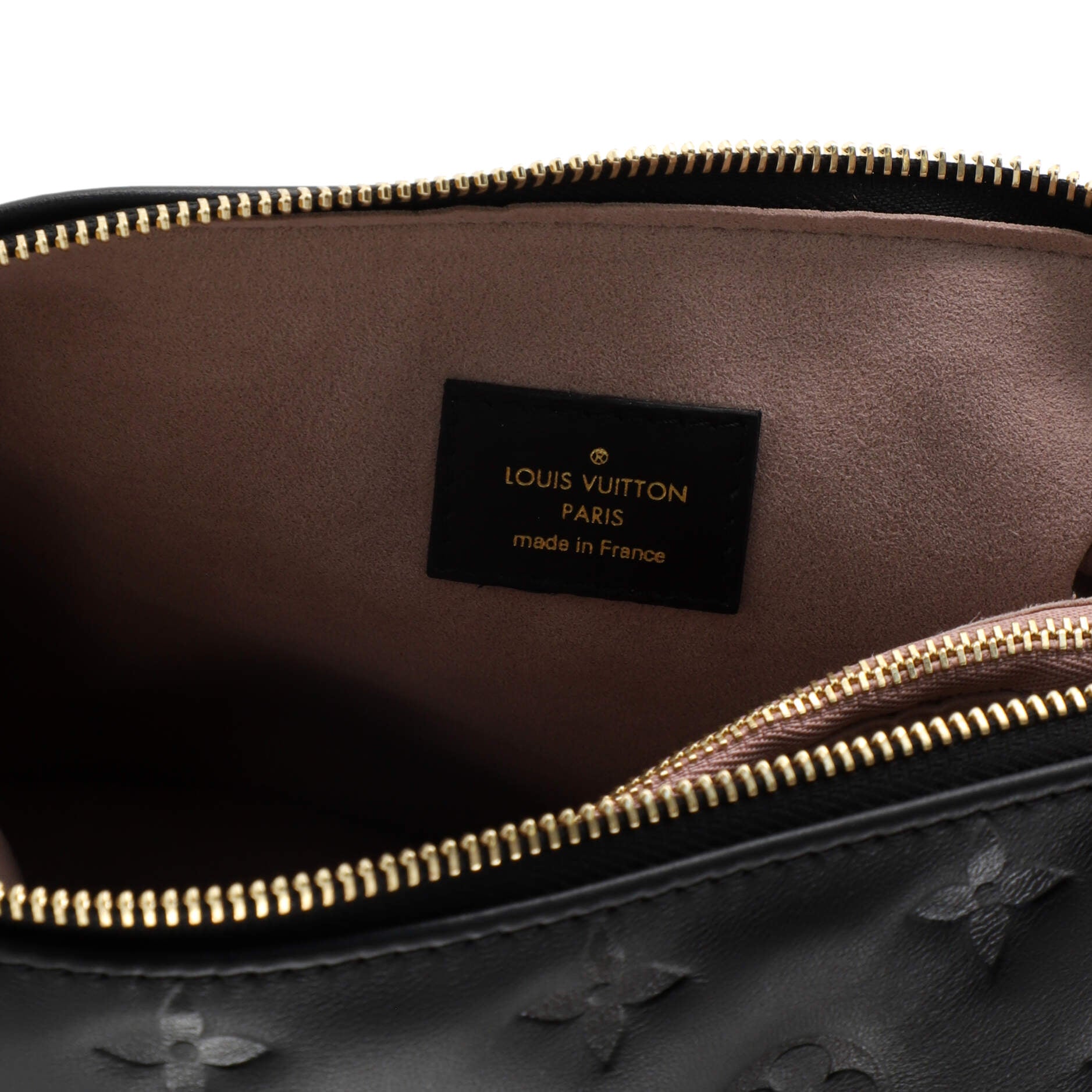 Louis Vuitton Coussin Bag Monogram Embossed Lambskin PM Brown