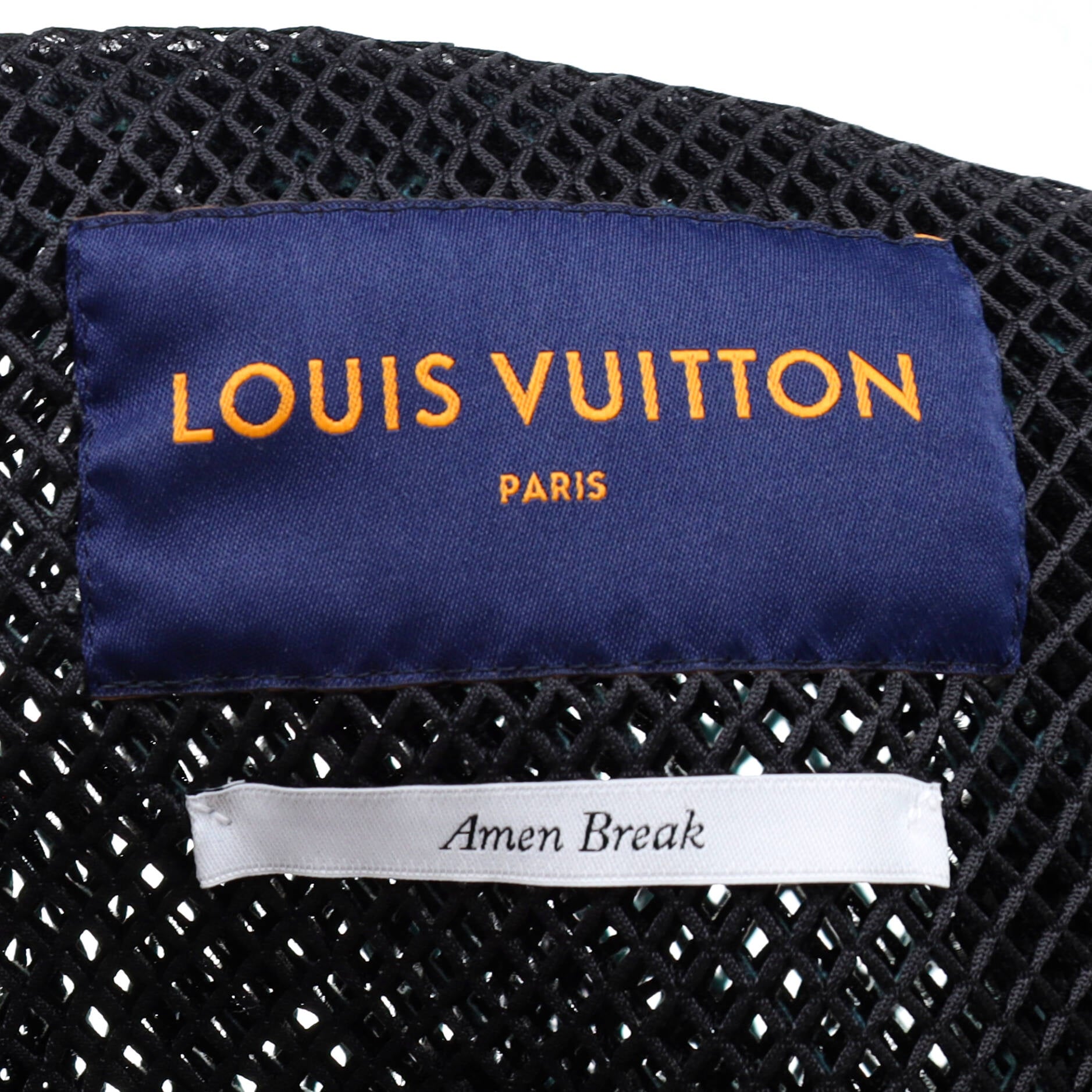 Louis Vuitton White Monogram Gradient Mesh Jacket XL Louis Vuitton