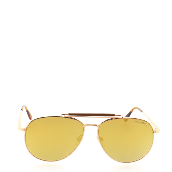 Tom Ford Sean Aviator Sunglasses Metal Gold 1593401