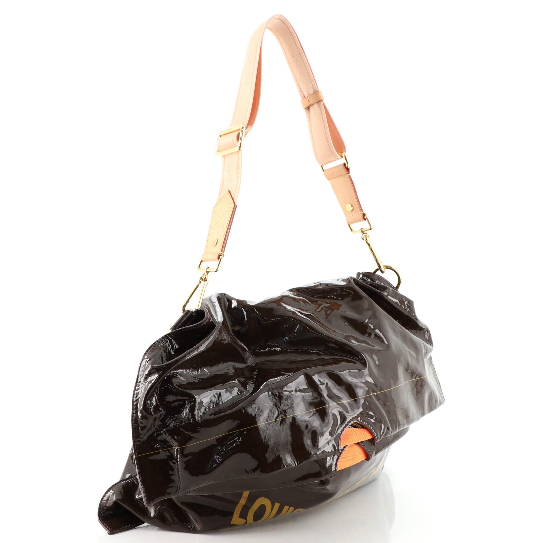 Louis Vuitton Raindrop Besace Handbag Patent Leather at 1stDibs