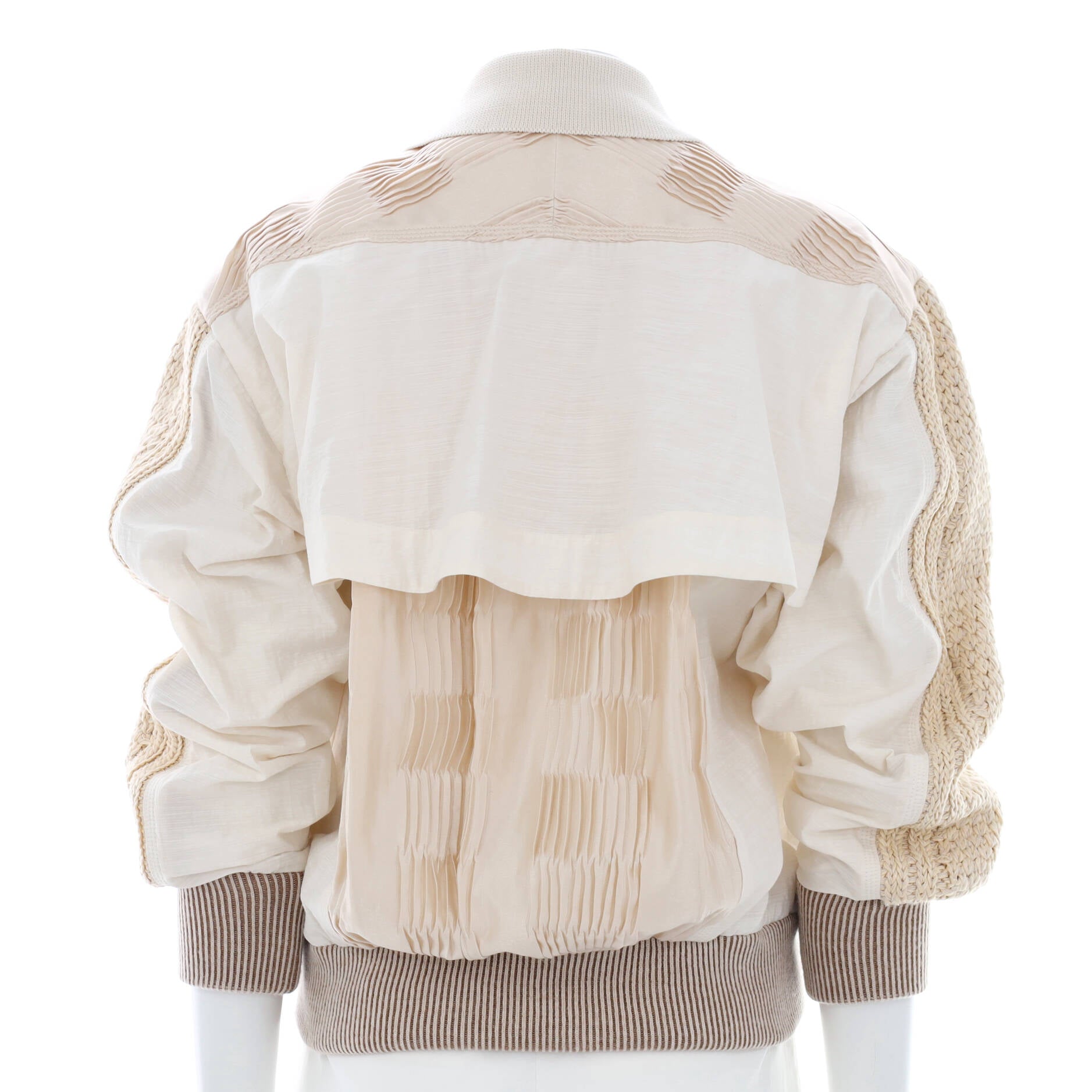 Louis Vuitton Sleeveless Monogram Jacquard Hooded Jacket Size 36