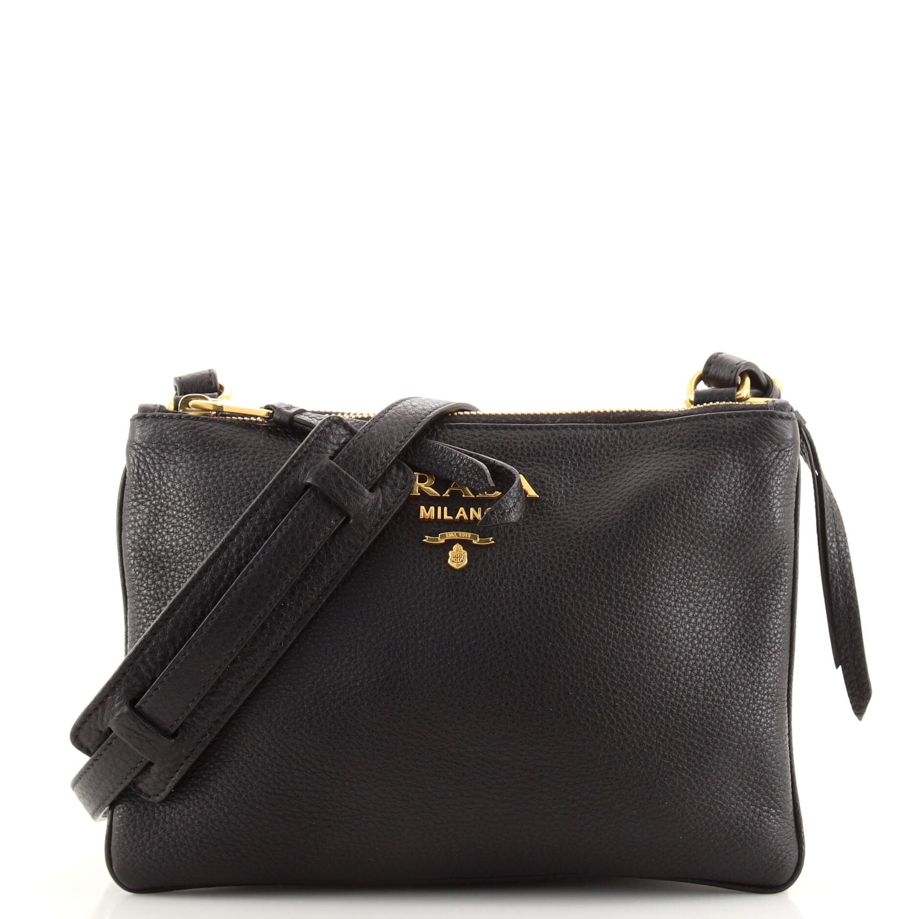 prada double zip crossbody