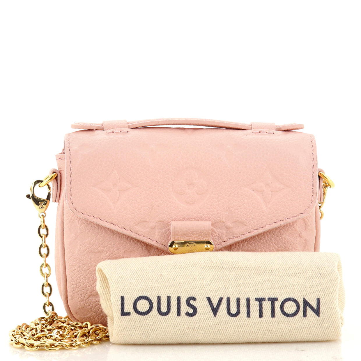 Louis Vuitton Micro Metis Monogram Empreinte Leather Pink 1620441