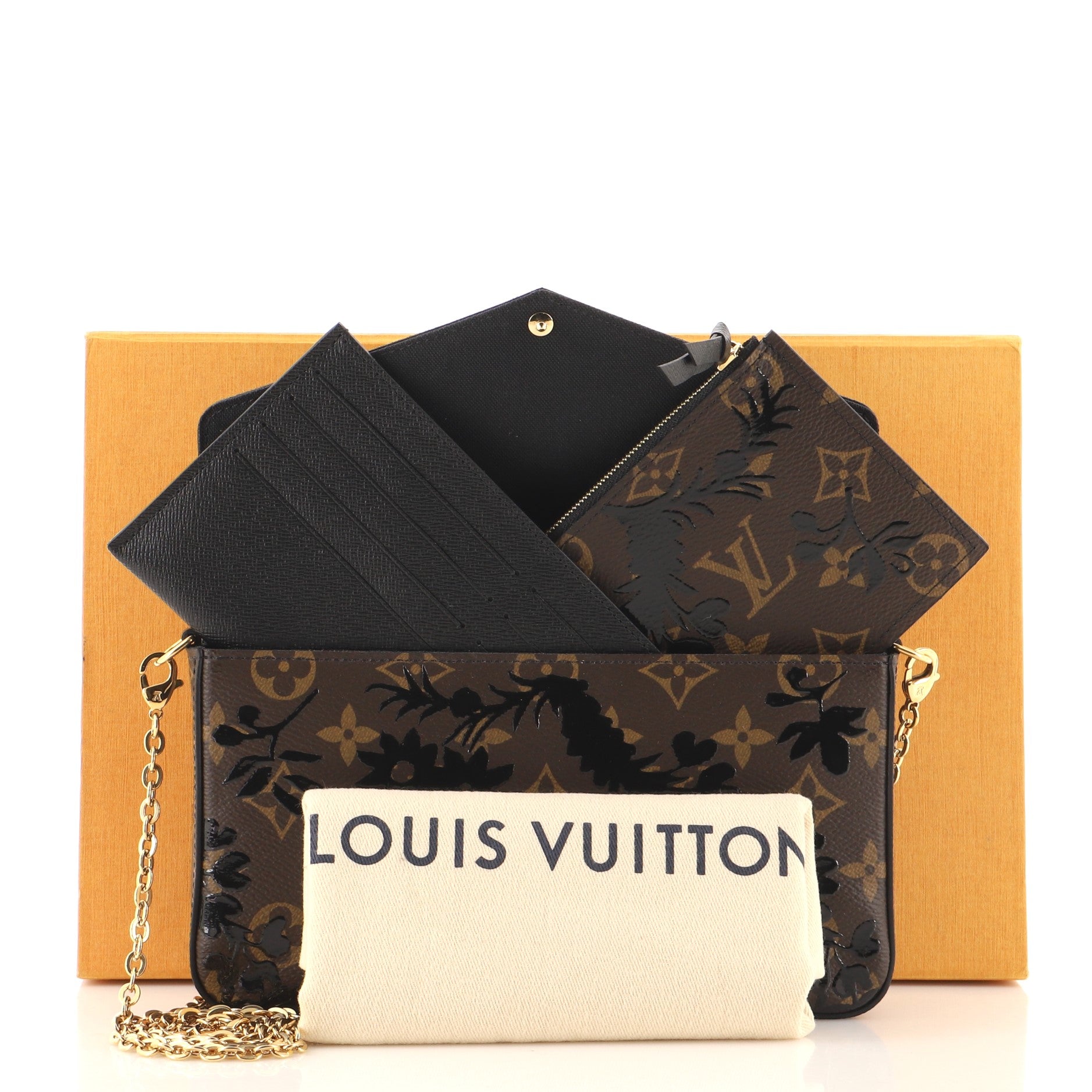 Louis Vuitton Felicie Pochette Limited Edition Blossom Monogram Canvas