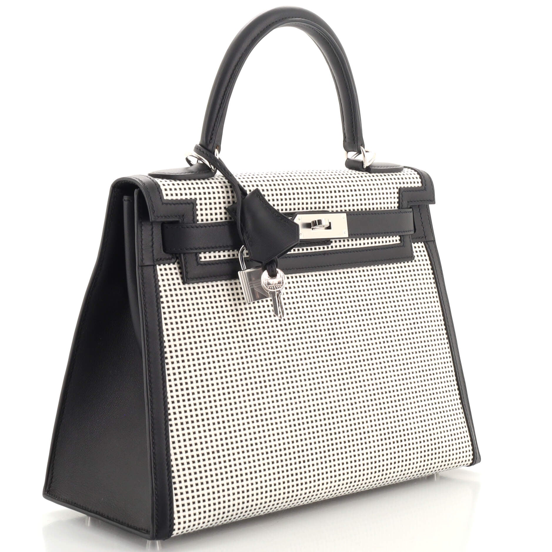 HERMES KELLY 28 CRINOLIN WHITE