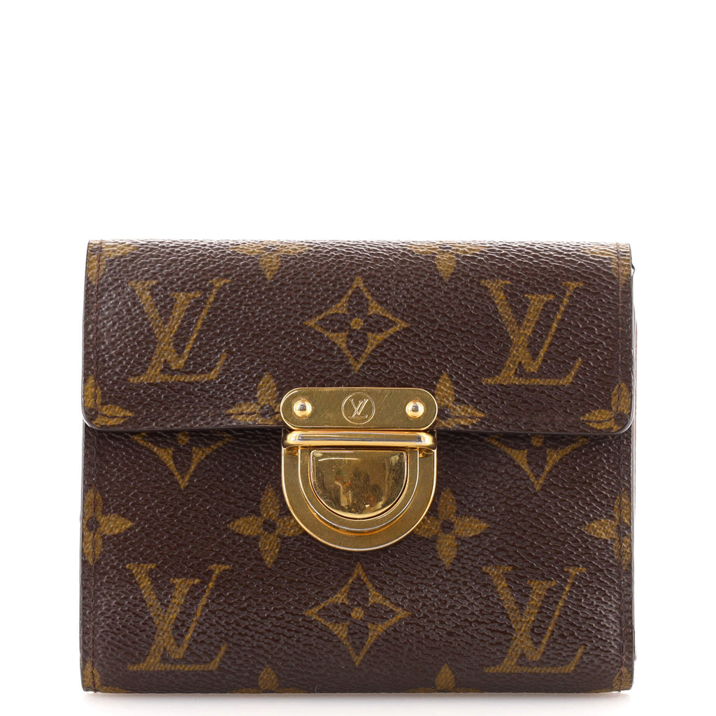 Auth LOUIS VUITTON Monogram M61667 Compact Zip Bifold Wallet Purse MI1002  France