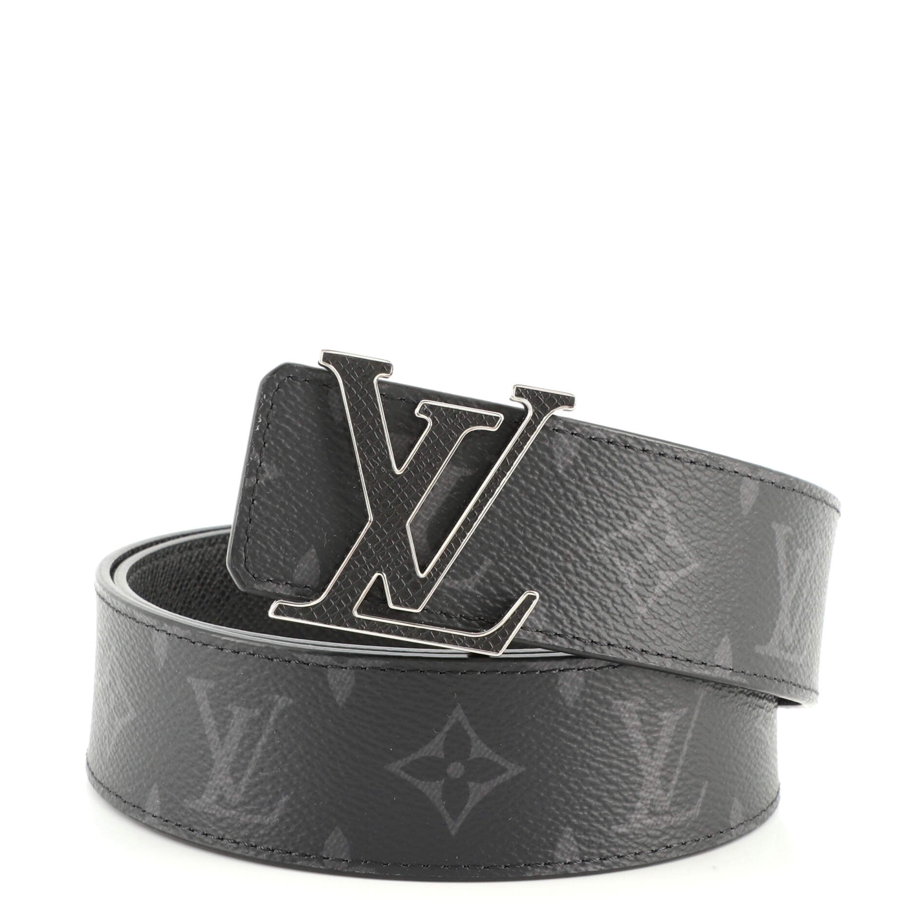 Louis Vuitton 2010s Pre-owned engraved-logo Buckle Belt - Brown