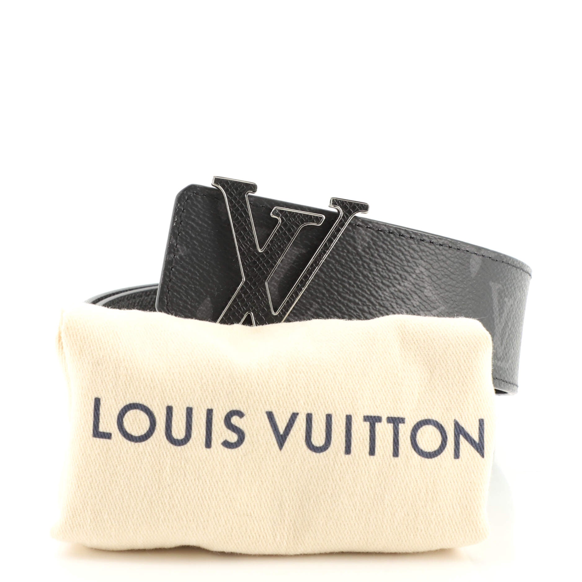 Louis Vuitton LV Initiales Reversible Belt Limited Edition Monogram Comic Canvas and Leather Wide 85 Print