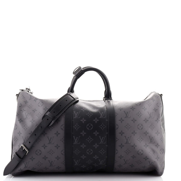 Louis Vuitton Reversible Keepall Bandouliere Monogram 3D 50 Rainbow/Gray/Black  in Textile/Cowhide Leather with Silver-tone - US